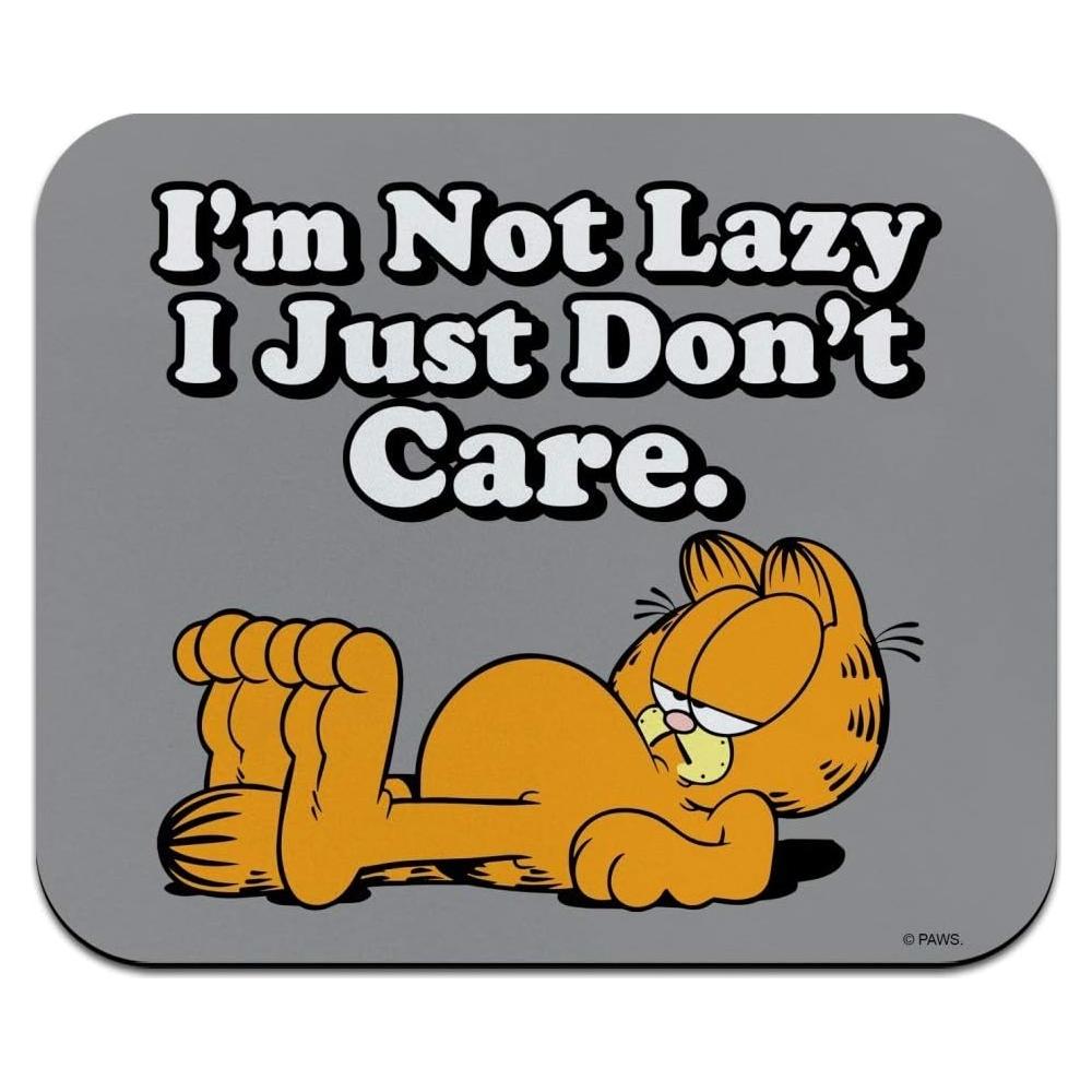 Alfombrilla de Ratón Garfield No Soy Perezoso 23.6x19.8cm