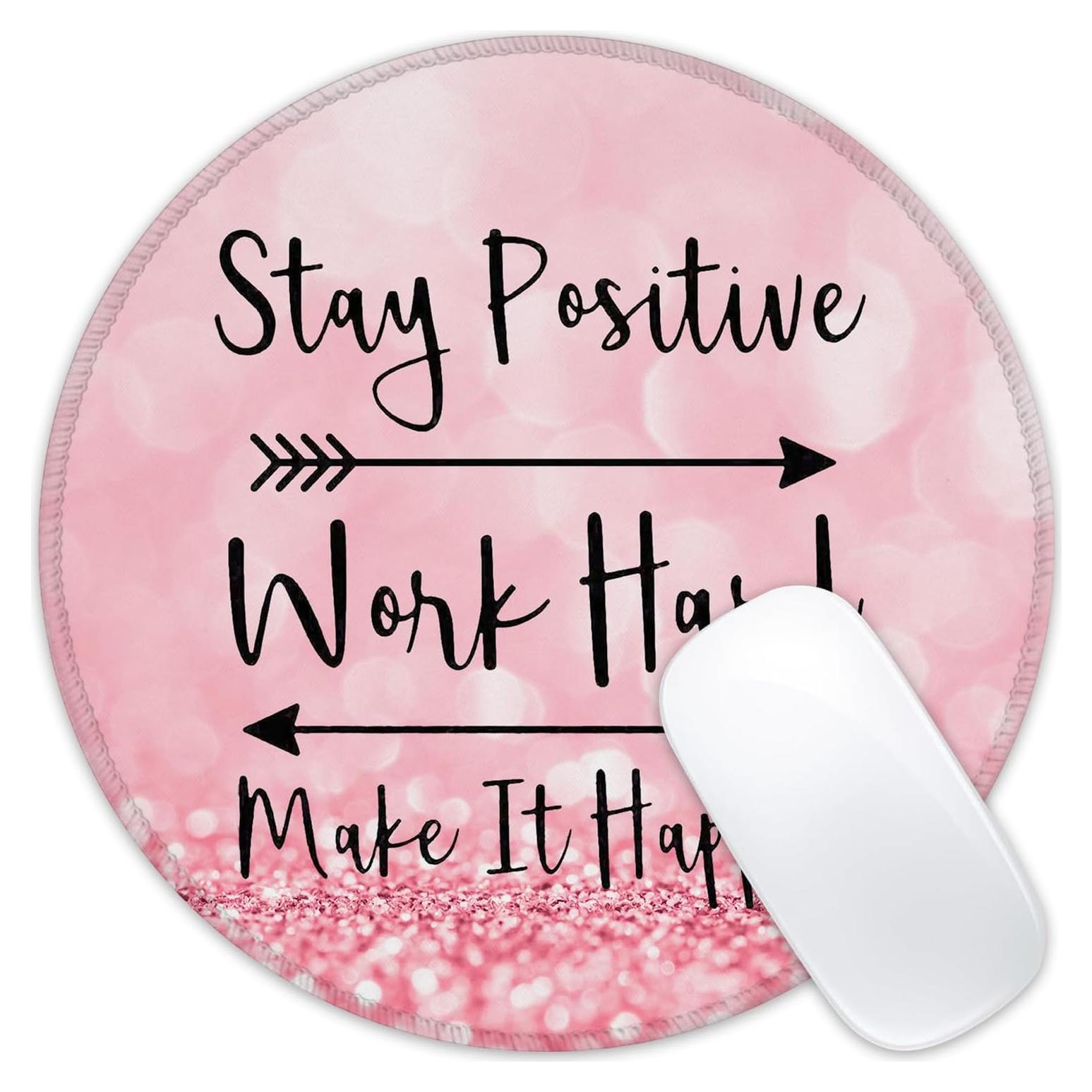 Alfombrilla de Ratón Ghatobty Redonda 20.32 cm Cita Inspiradora