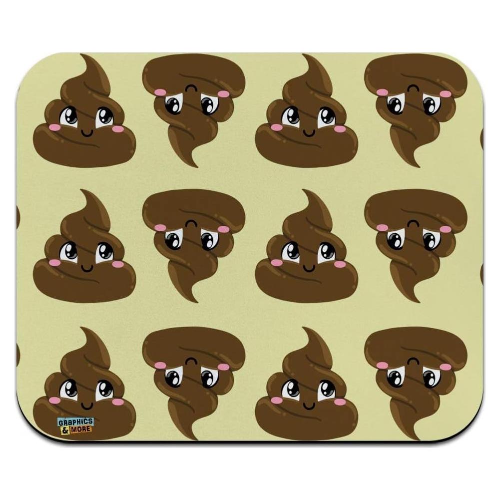 Alfombrilla de Ratón Grafics & More Popó Multicolor 23.6x19.8cm