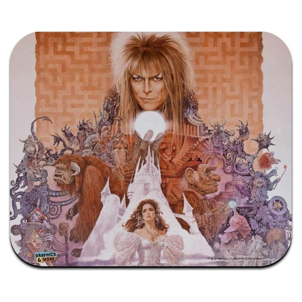 Alfombrilla de Ratón Laberinto Jareth David Bowie 23.6x19.8cm
