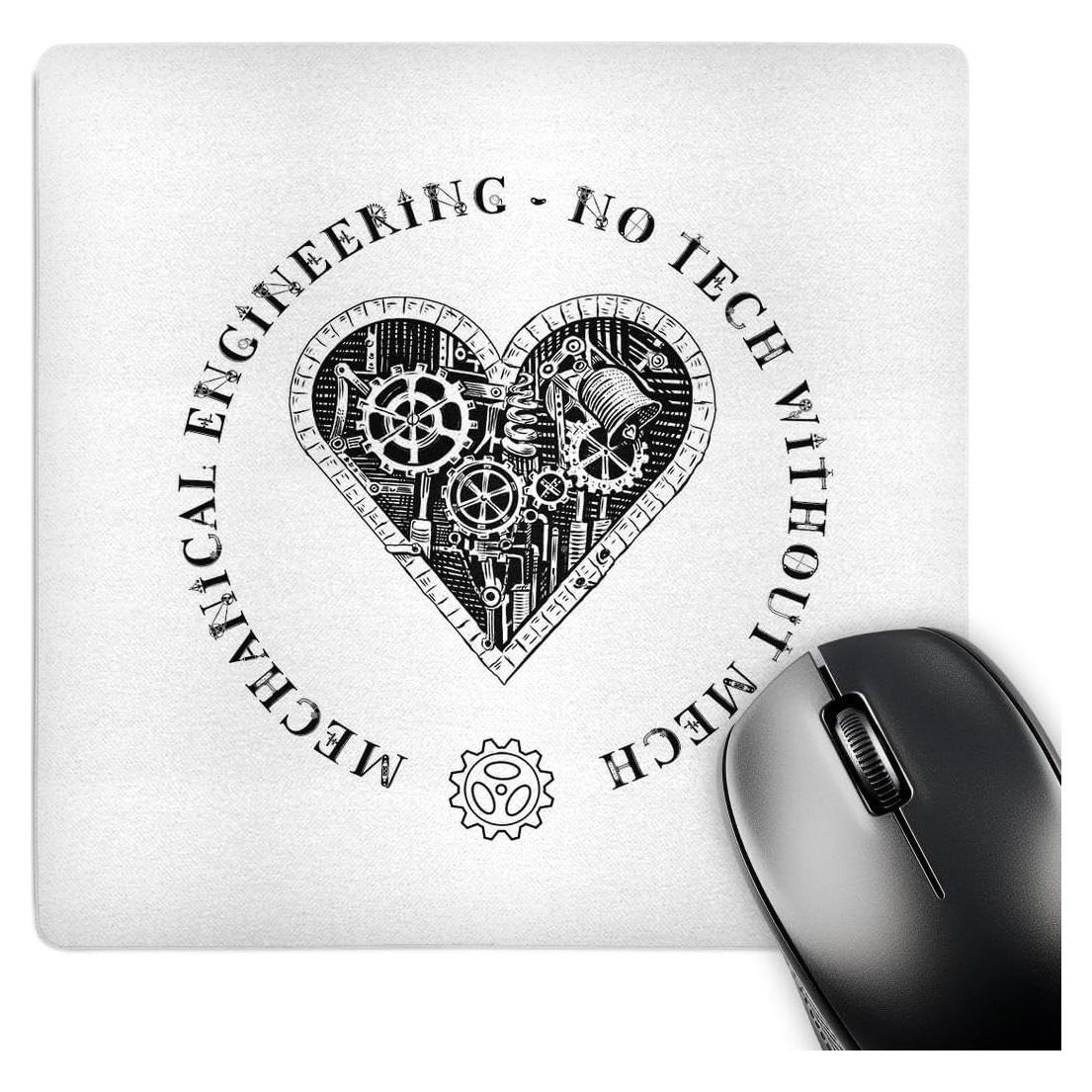 Alfombrilla para Ratón 3dRose Ingeniería Mecánica 20.32x20.32cm