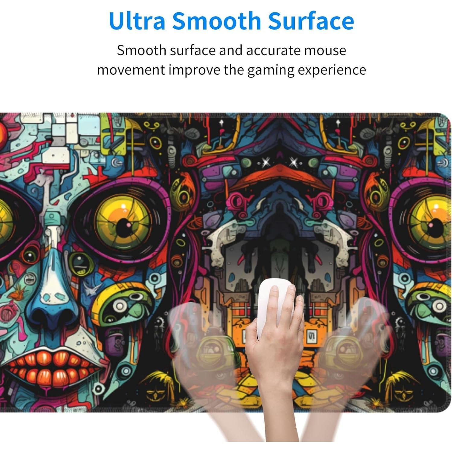 Alfombrilla de teclado y ratón WZYCWB 30.48x80 cm antideslizante