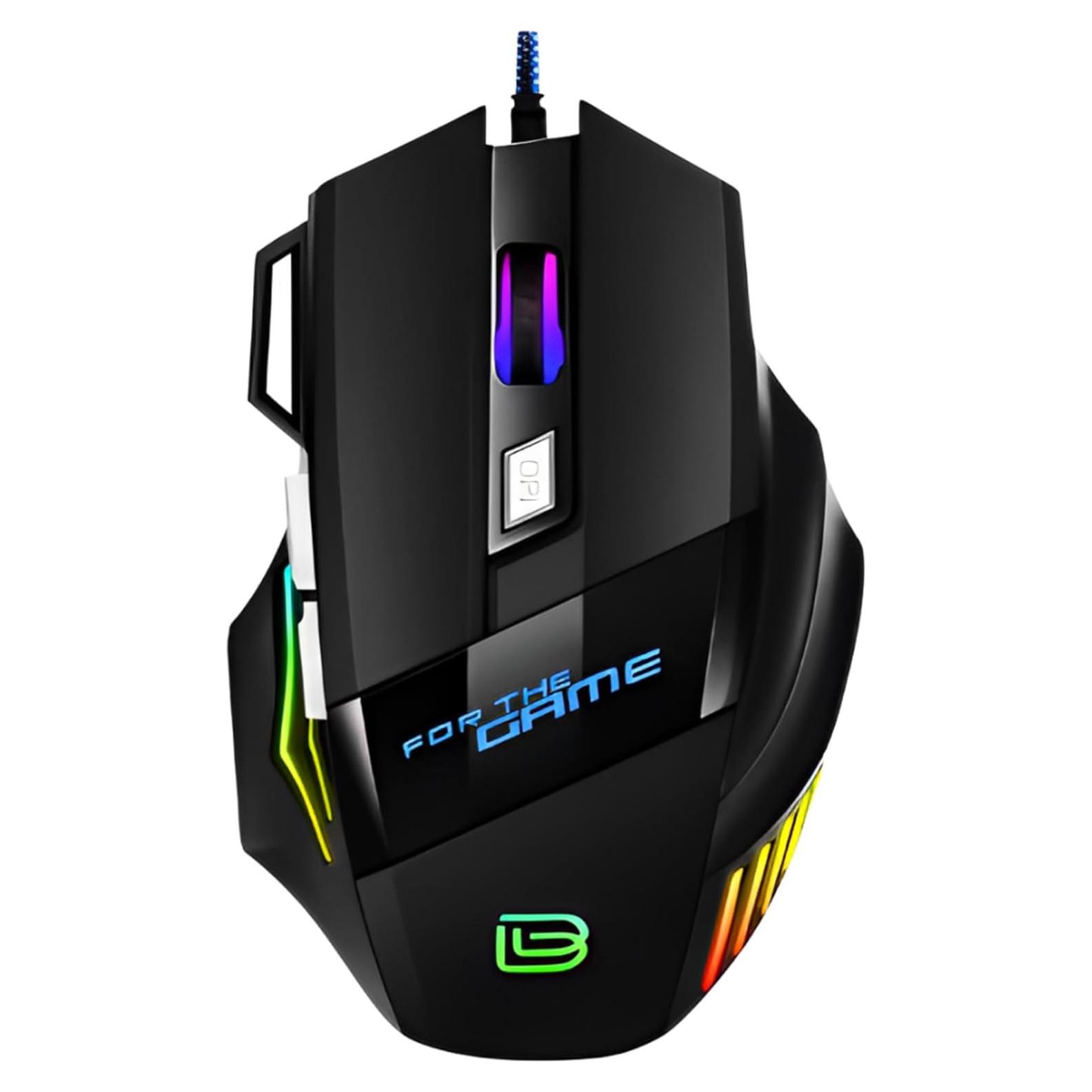 Ratón Gaming Nexurion Reaper Z Pro - 3600 DPI, 7 Botones, RGB