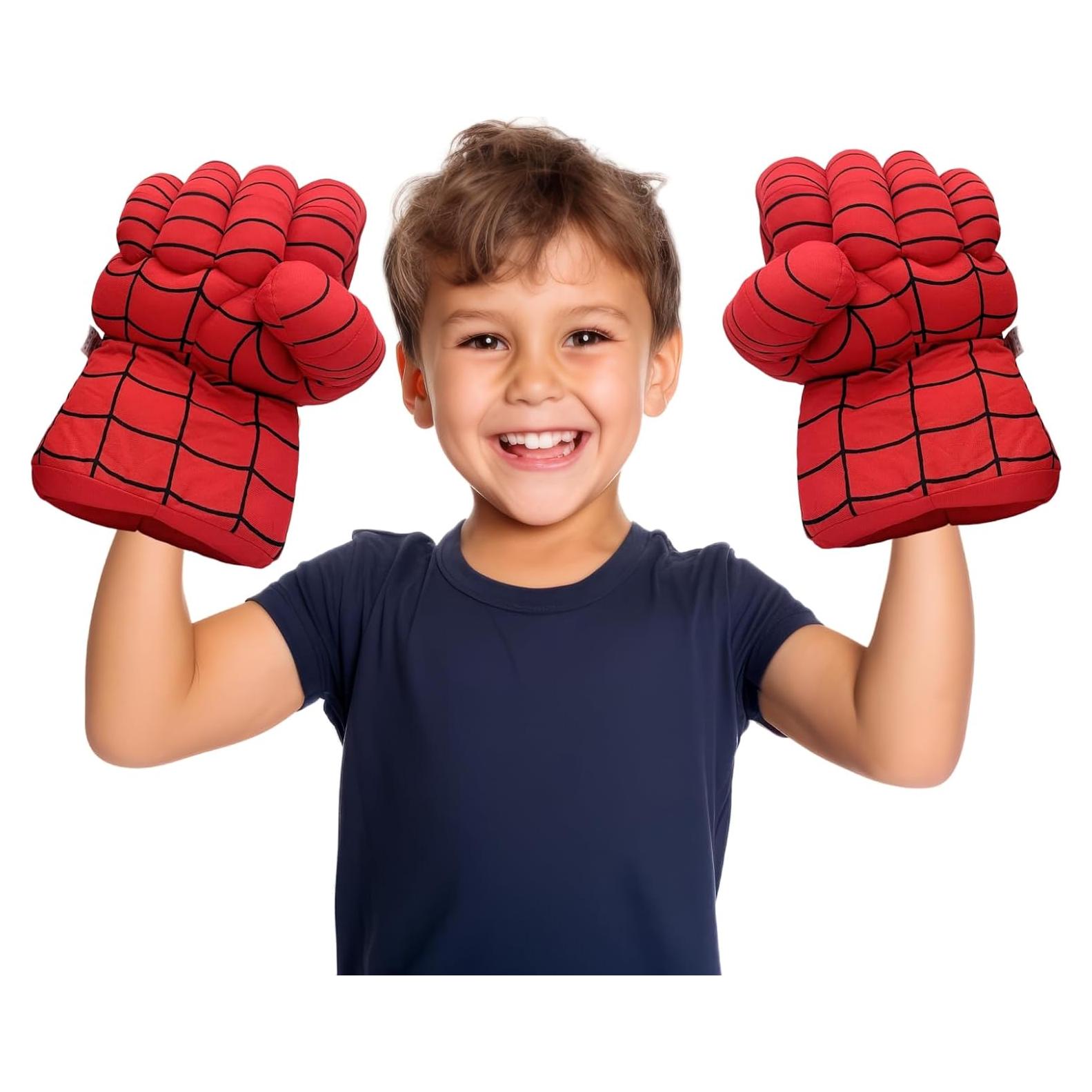 Guantes de Superhéroe Cosplay Kiapeak para Niños