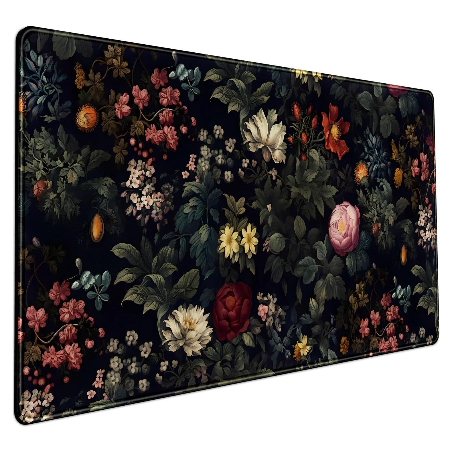 Alfombrilla de Escritorio Grande Mechanical Cattle Rosa Vintage 800x400mm