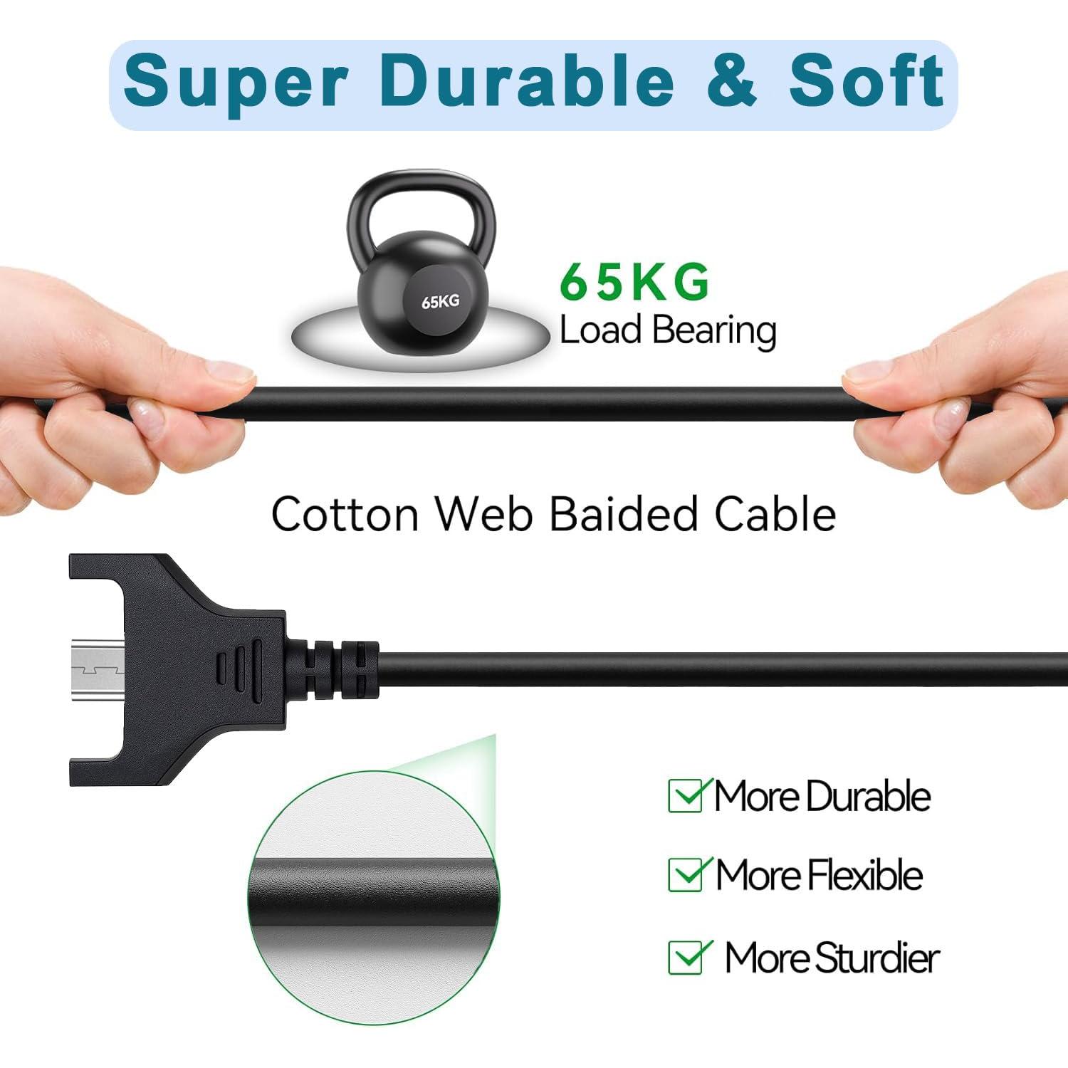 Cable de Carga USB 1.83m Logitech G403 G703 G900 G903