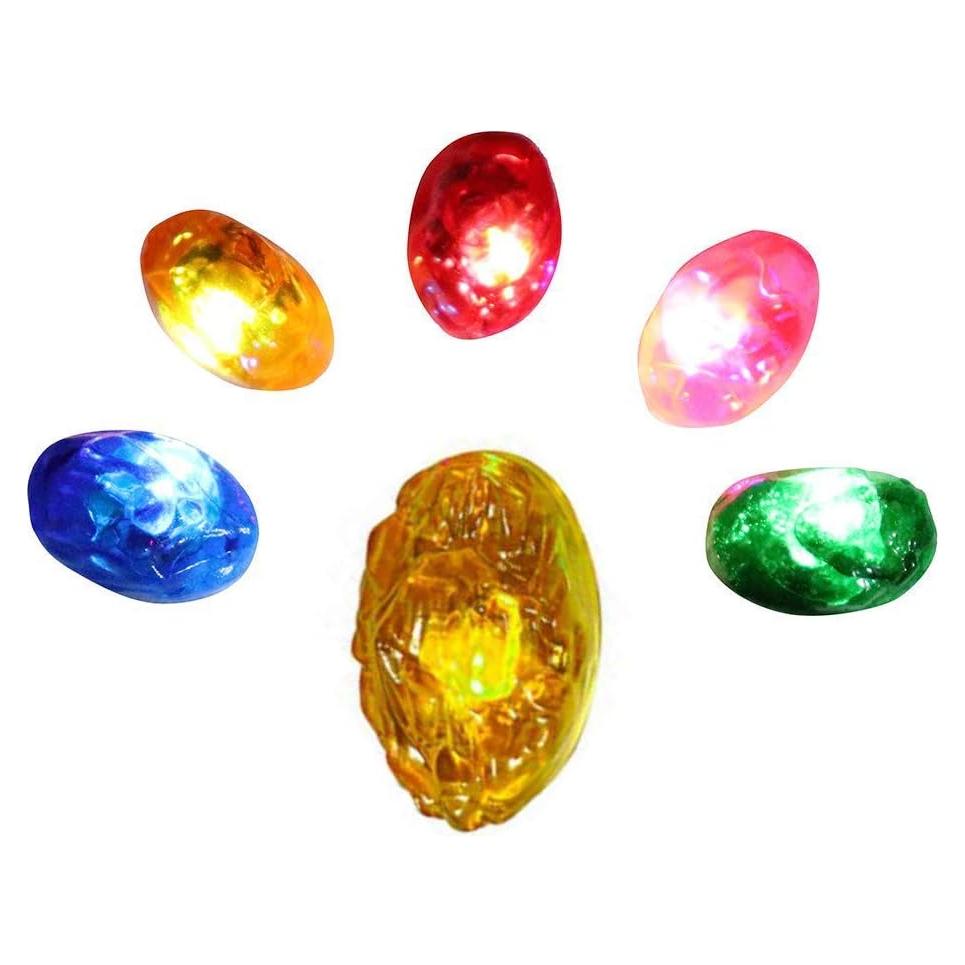 Gemas de Reemplazo LED Guantelete Iron Man Thanos Niños