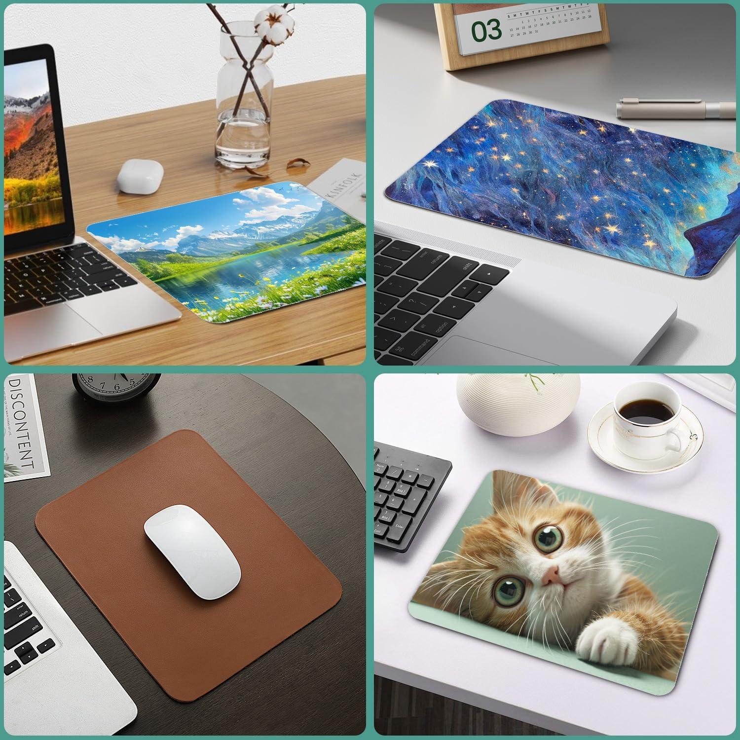 6 Almohadillas de Ratón GCTWFYK para Sublimación 20x24cm