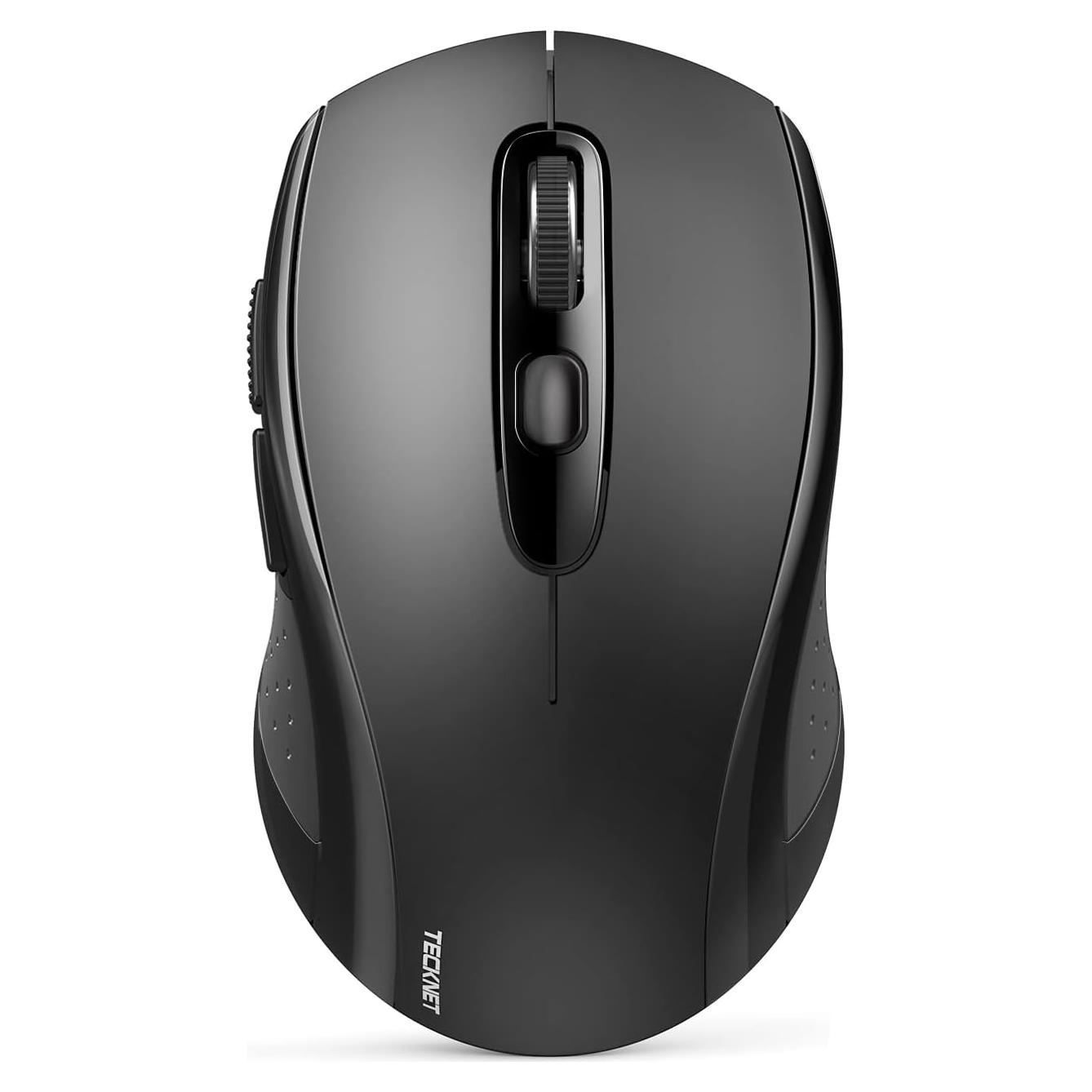 Ratón Inalámbrico TECKNET 4000DPI Bluetooth y USB-A Negro