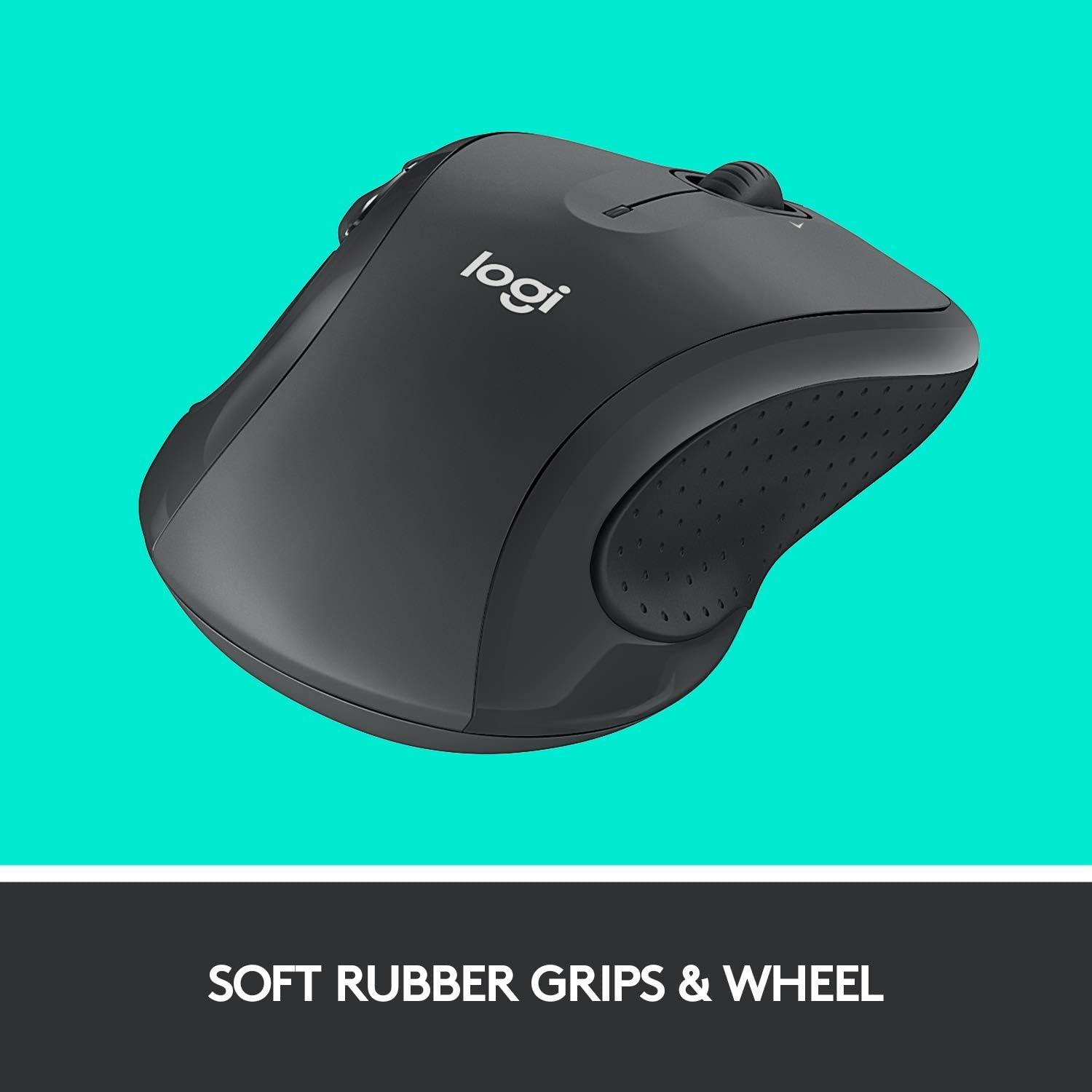 Ratón Inalámbrico Logitech M510 Grafito - Ergonomía y Control