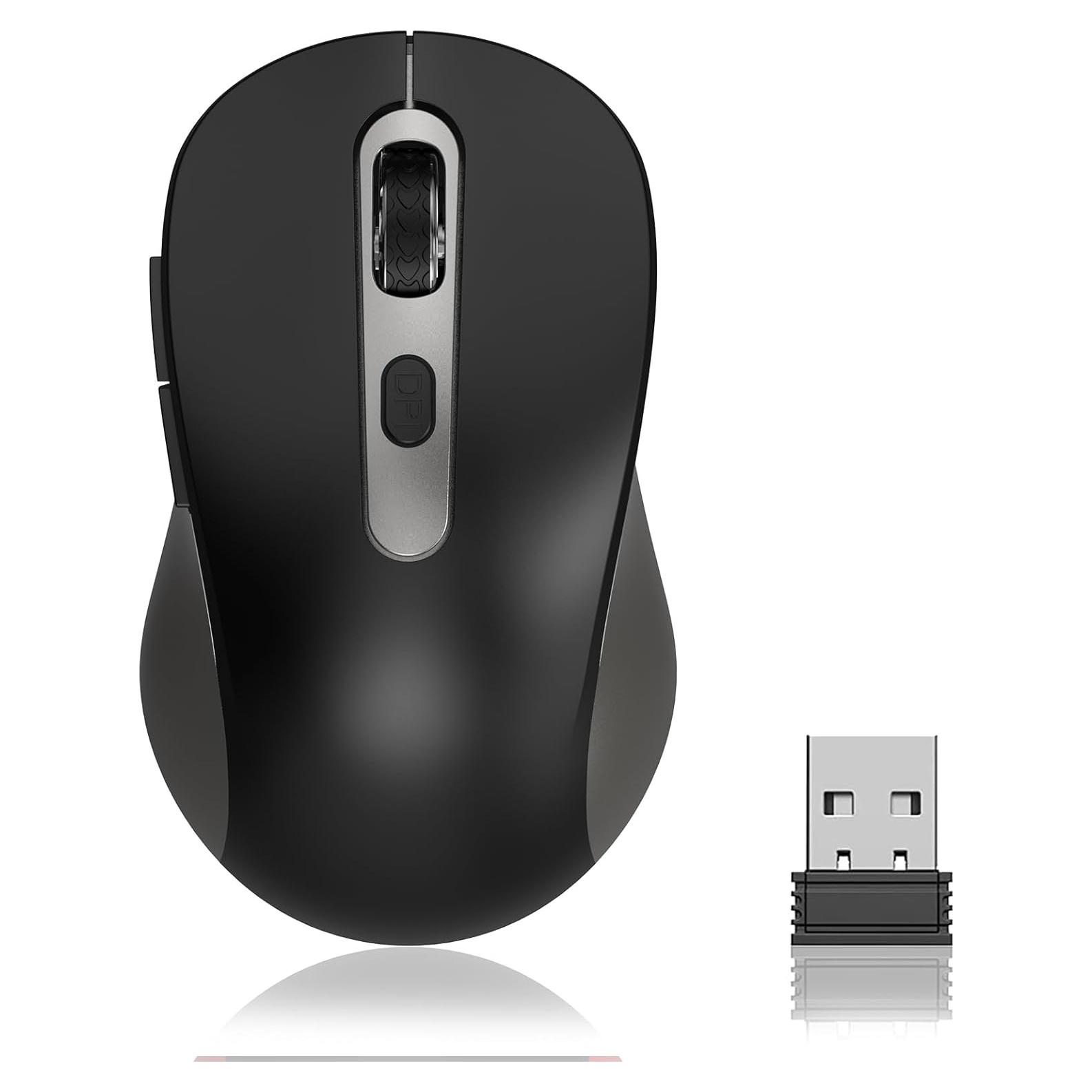 Ratón Inalámbrico ACOZYKITTEN 2400 DPI Silencioso Ergonómico