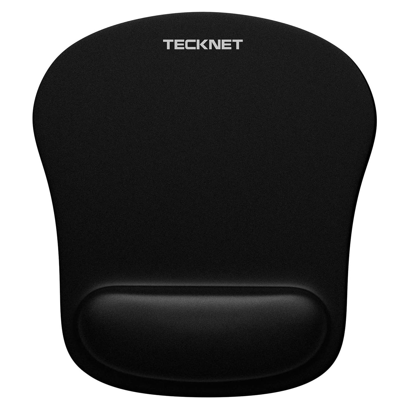 Alfombrilla de Ratón Ergonómica TECKNET con Soporte Negro