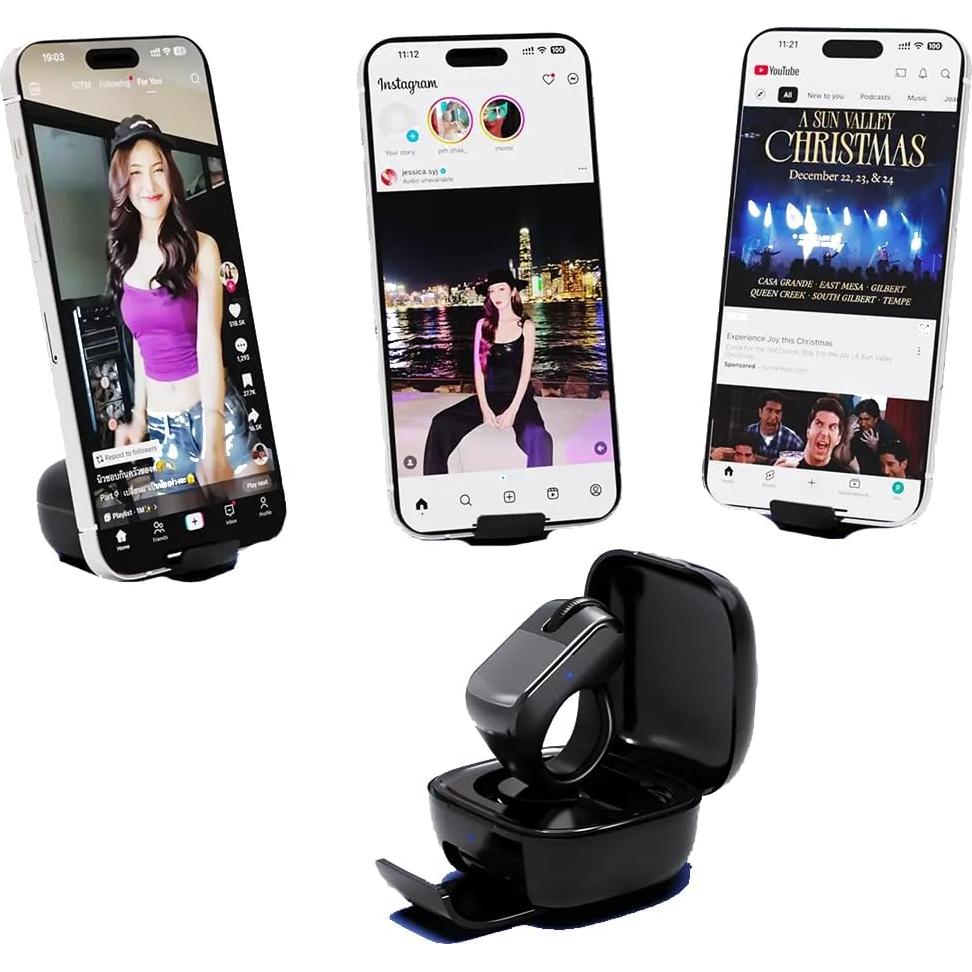 Ratón de Anillo AirKlc RM01 Bluetooth Touchpad Ergonómico