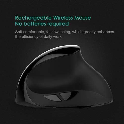 Mouse Ergonómico Vertical Inalámbrico Lekvey Pequeño 2.4GHz