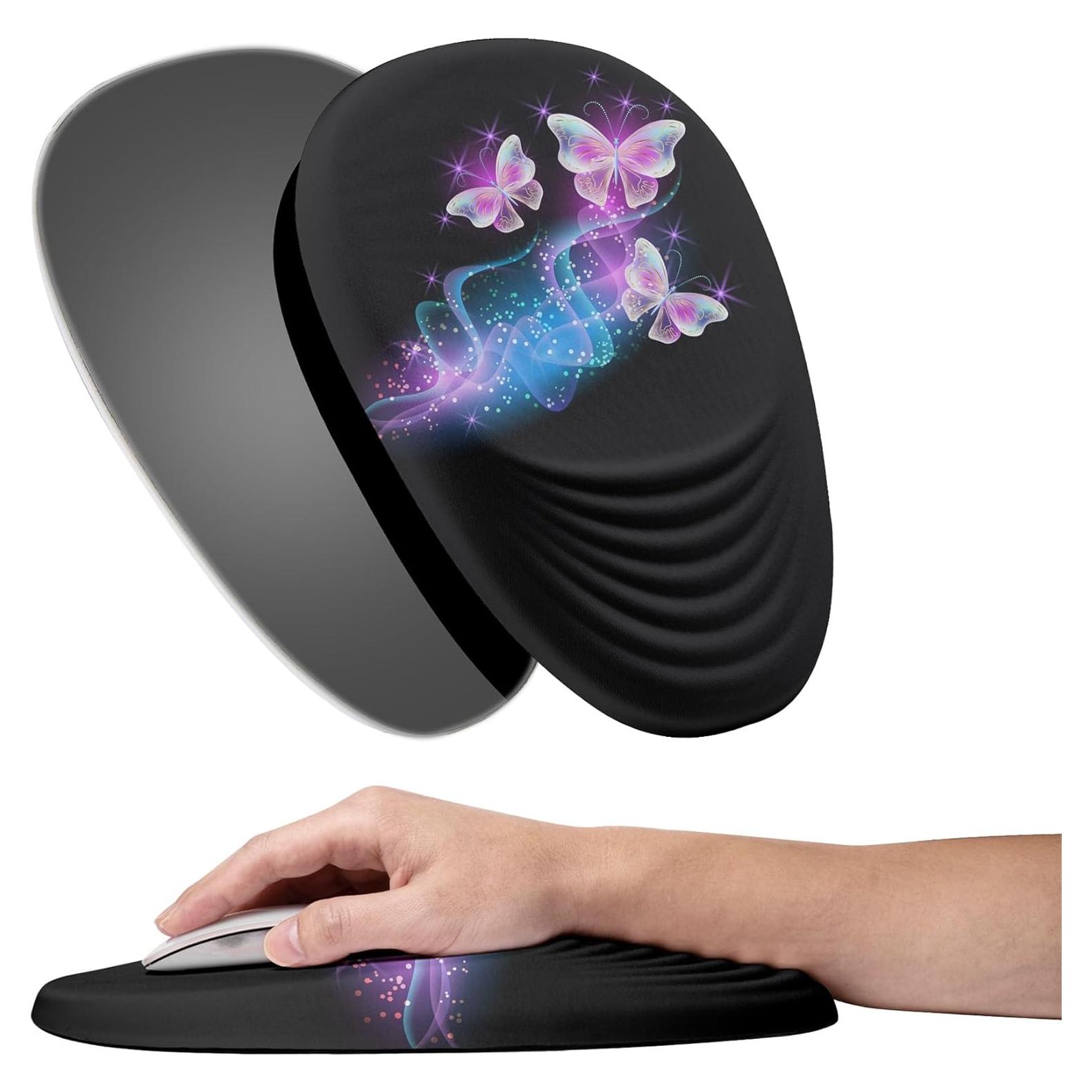Alfombrilla de Ratón Ergonómica CUSTOMPAD Mariposa Brillante