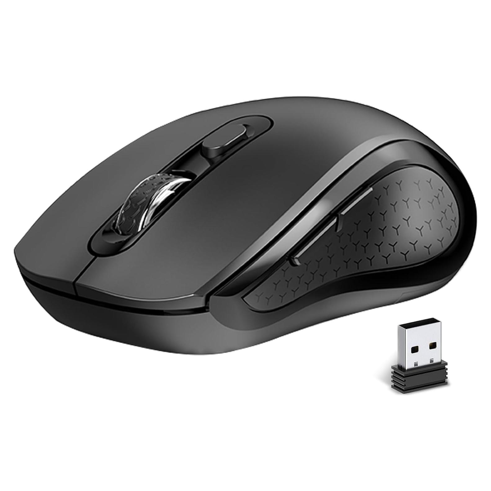 Ratón Inalámbrico Ergonómico ACOZYKITTEN 2400 DPI Negro