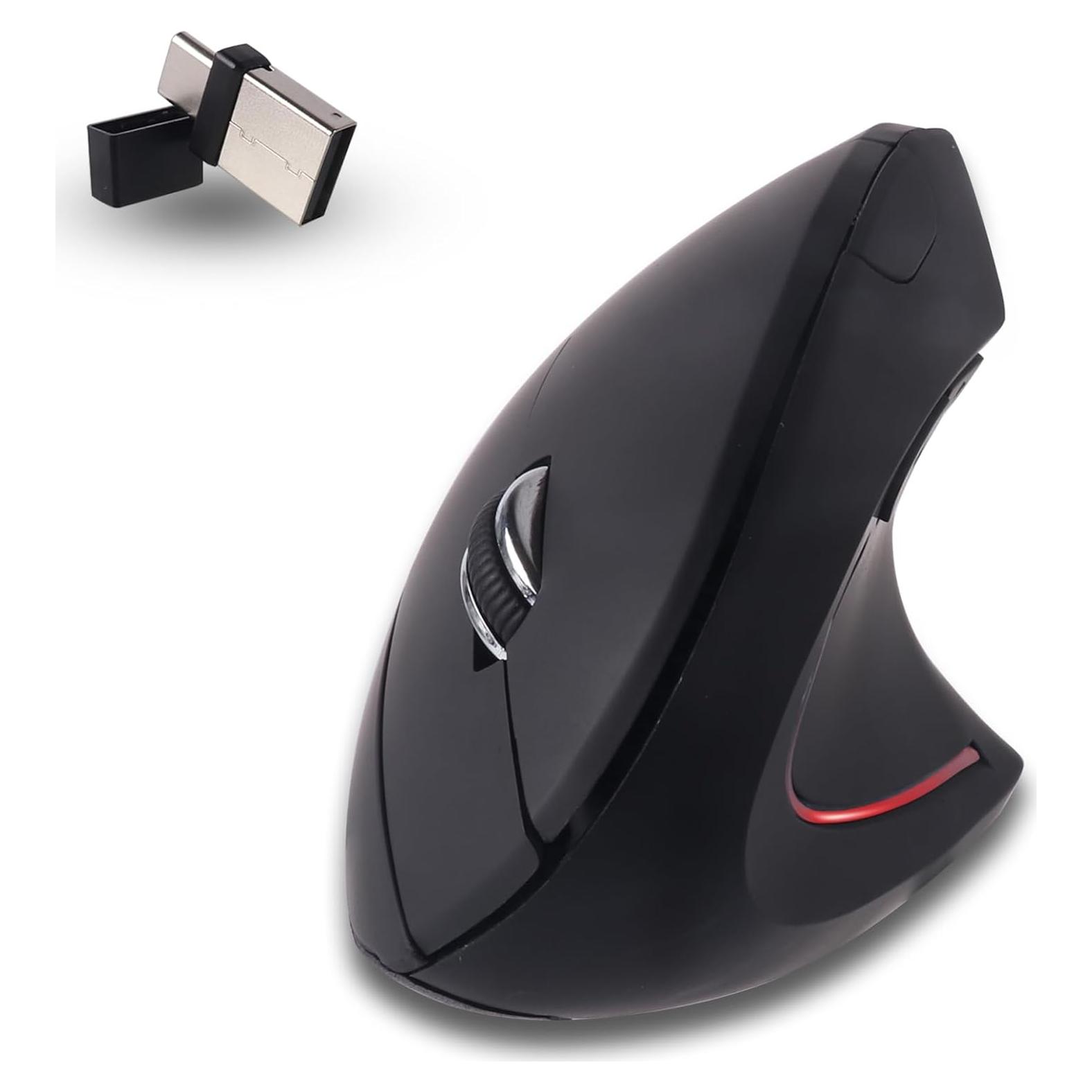 Ratón Vertical Inalámbrico Ergonómico Dtobhars 2.4GHz USB/Type-C