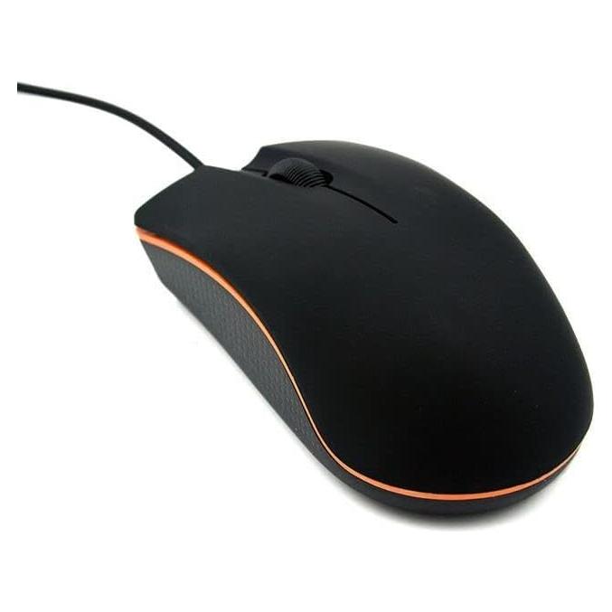 Ratón Ergonómico con Cable Guiheng USB Negro - Óptico, Ambidiestro