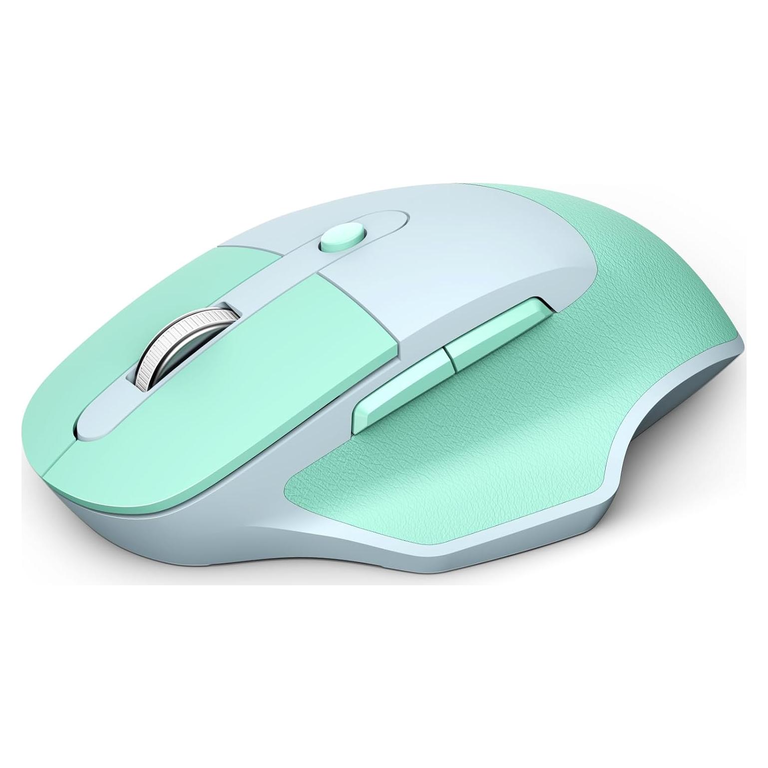 Ratón Ergonómico Inalámbrico MOFII Azul, Multi-Dispositivo, Clics Silenciosos