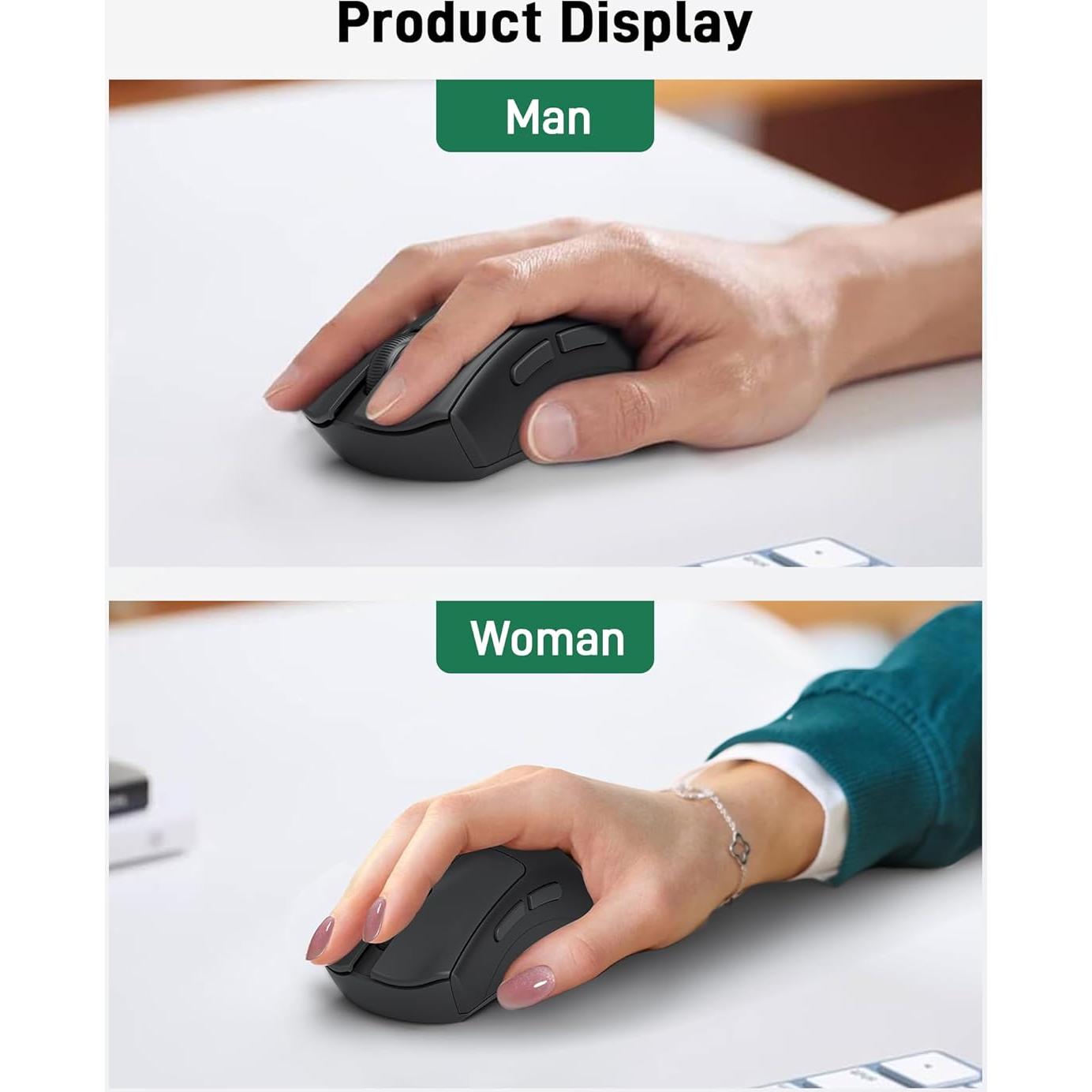 Ratón Inalámbrico Acer OMR243 1200 DPI USB 2.4GHz Negro