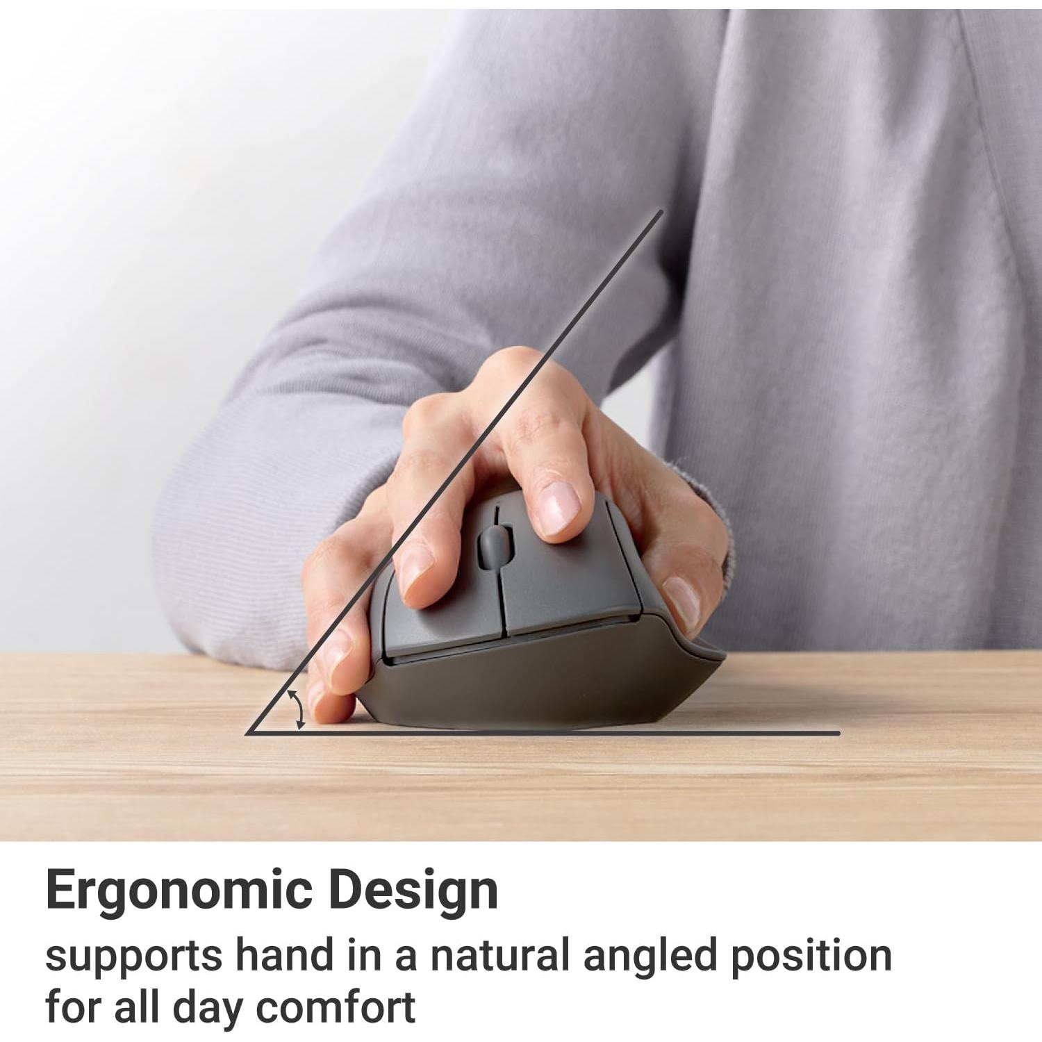 Ratón Inalámbrico ELECOM Ergonómico 2.4GHz Negro M-SH10DBSKBK