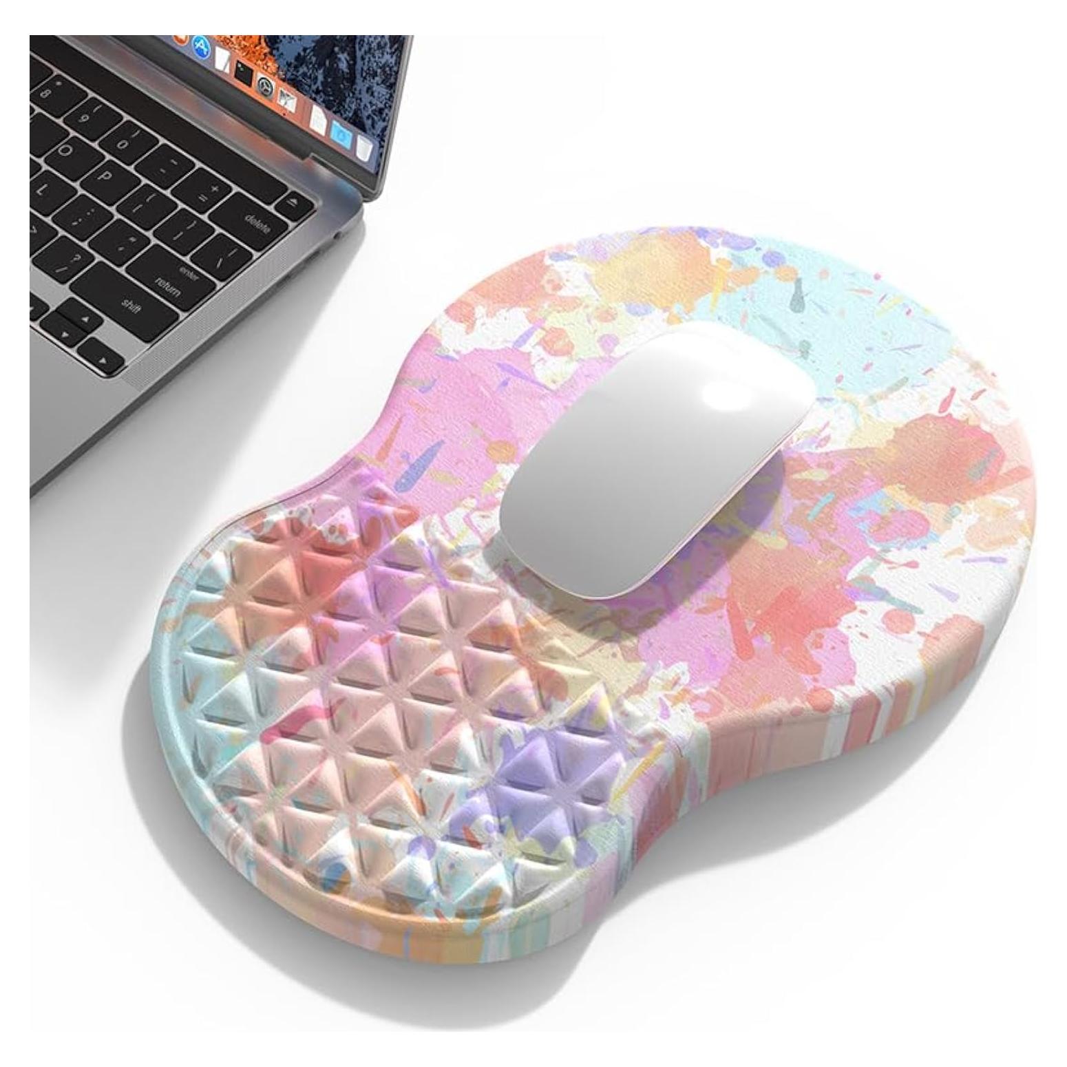 Almohadilla de Ratón Ergonómica Aisakoc Graffiti con Soporte