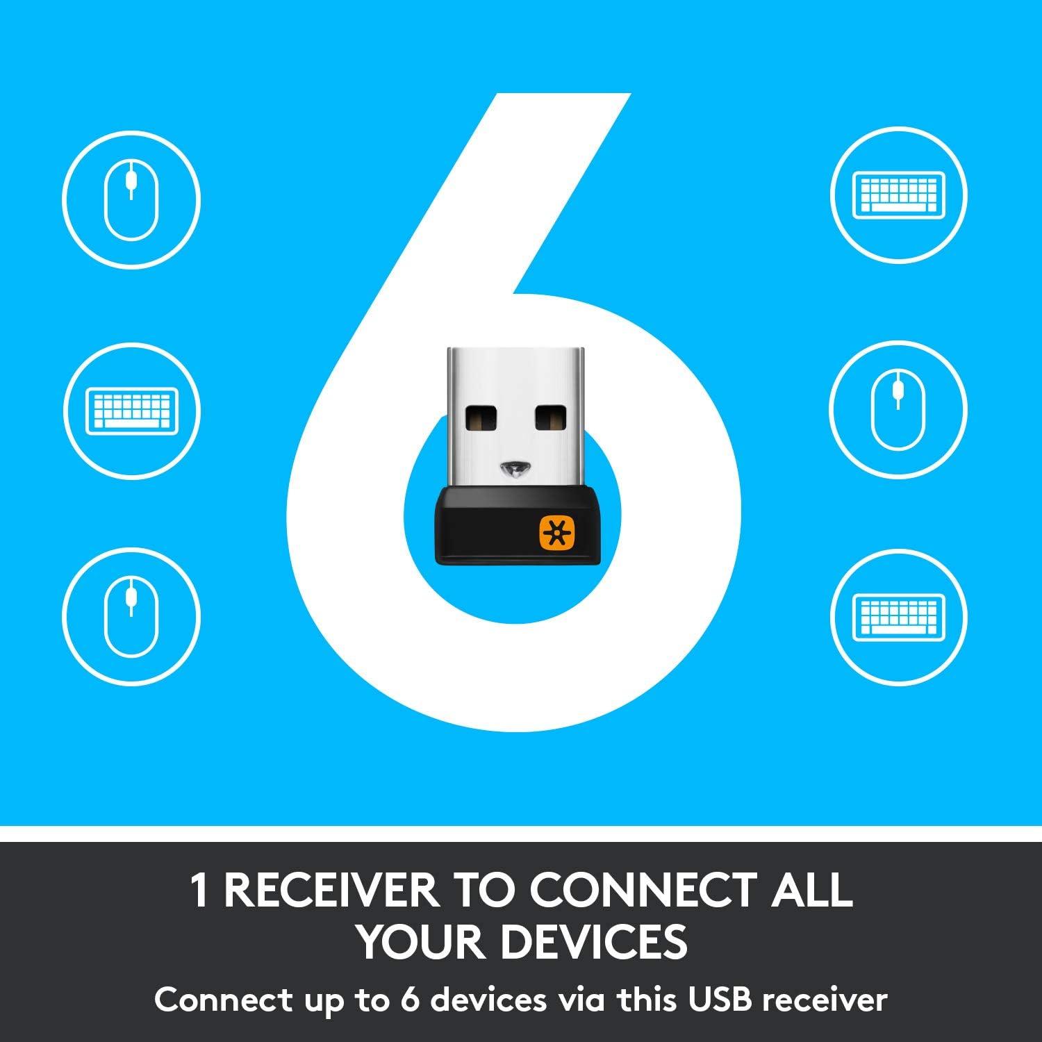 Ratón Inalámbrico Logitech M325 Plata Clara - 2.4 GHz