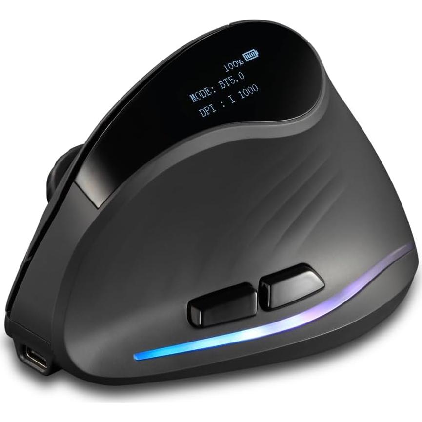 Mouse Inalámbrico Bluetooth Zelotes F-35C 4000DPI Ergonómico