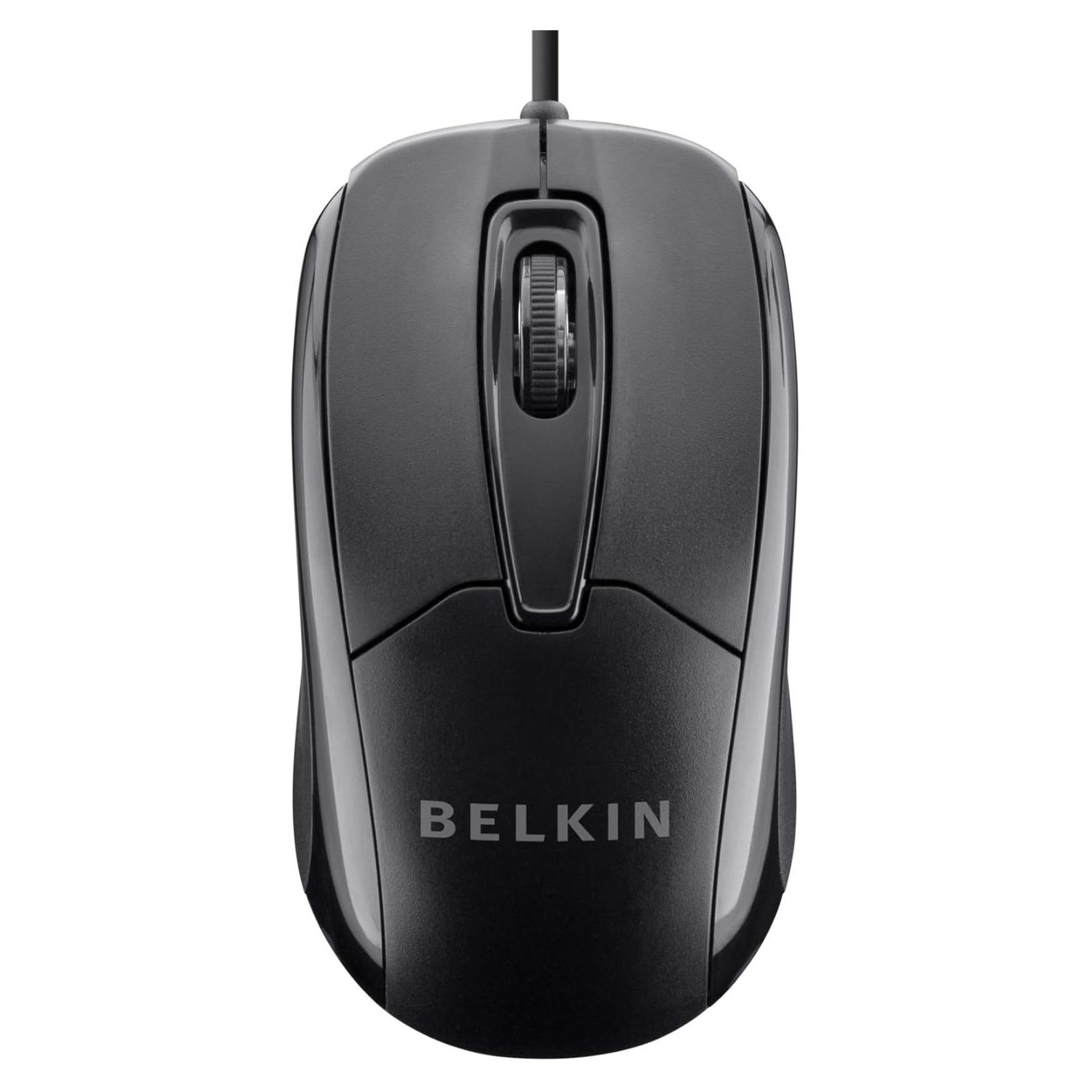 Ratón Óptico USB Belkin F5M010qBLK 3 Botones 800 DPI