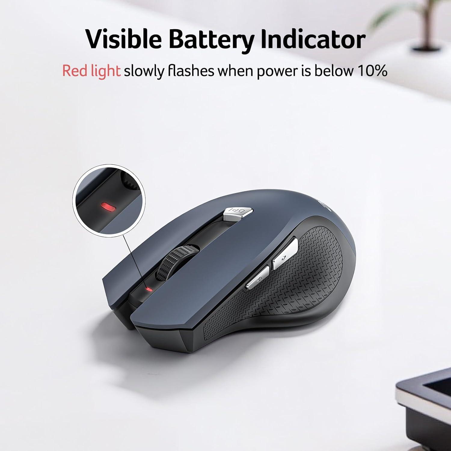 Ratón Inalámbrico Acer OMR266 2.4GHz 1600 DPI USB para PC