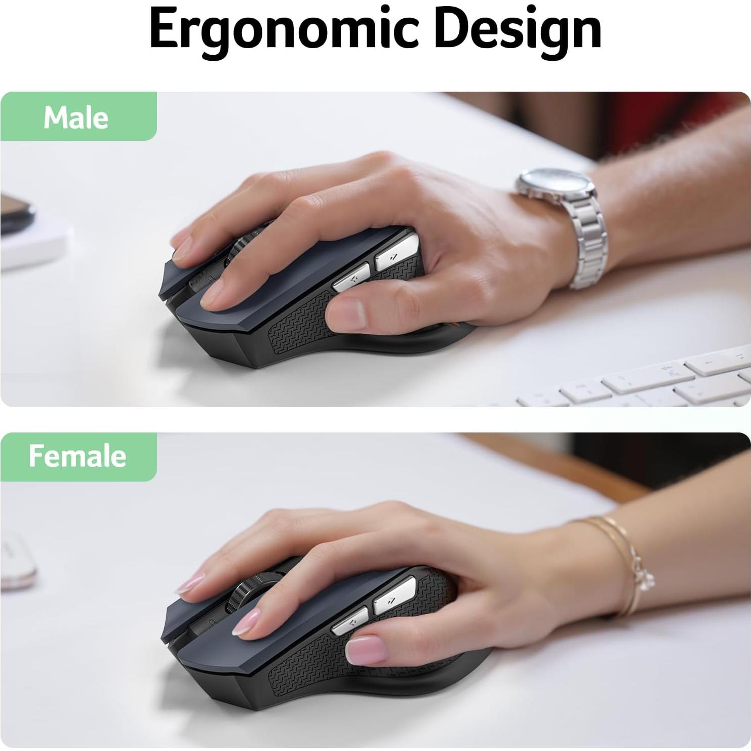 Ratón Inalámbrico Acer OMR266 2.4GHz 1600 DPI USB para PC