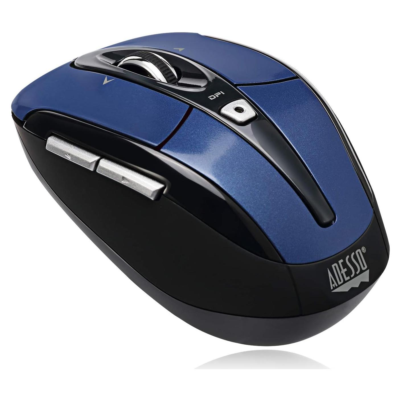 Ratón Óptico Inalámbrico Adesso iMouse S60 Azul 1600 DPI