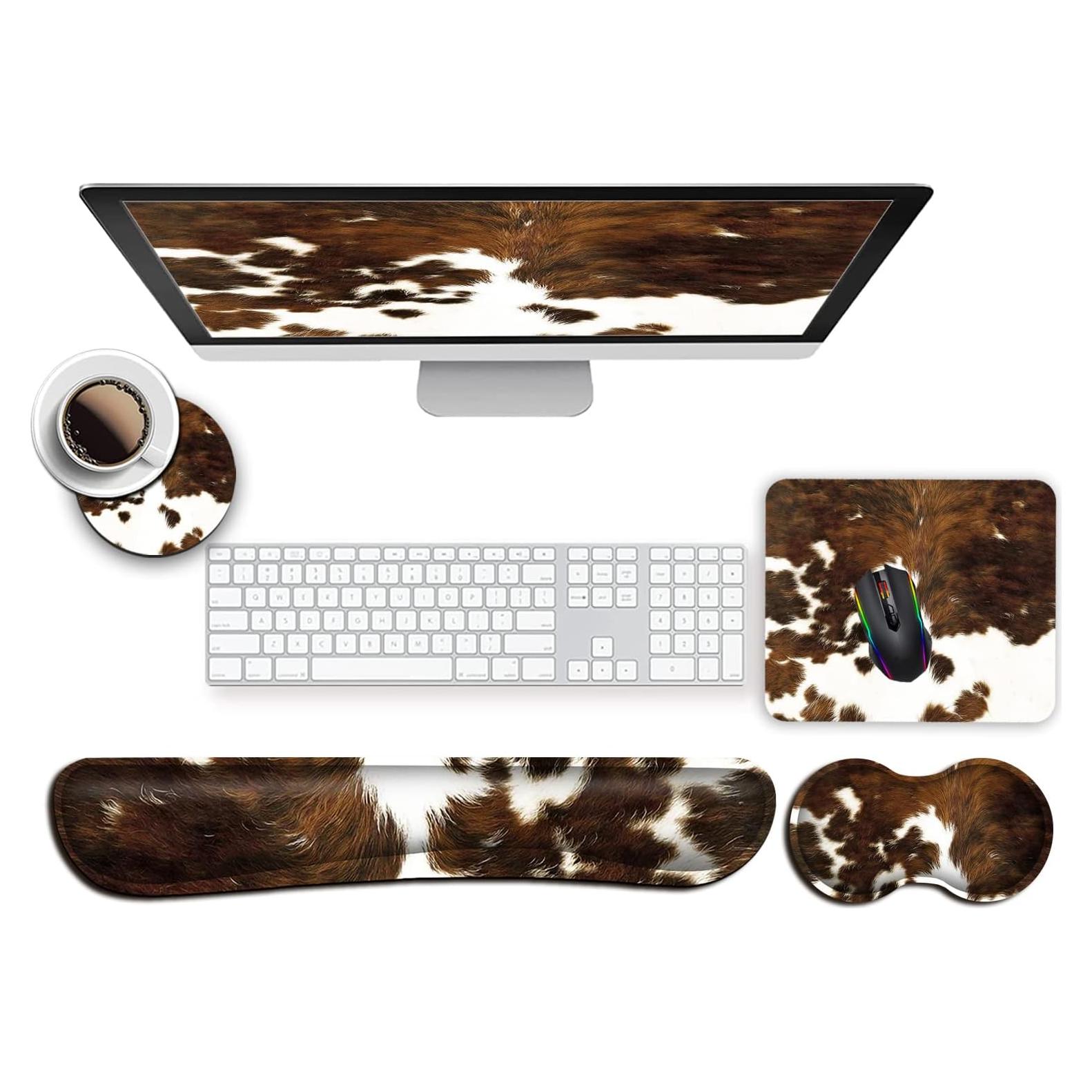 Conjunto Soporte Muñeca Teclado y Ratón JVGFYNKL Espuma Viscoelástica