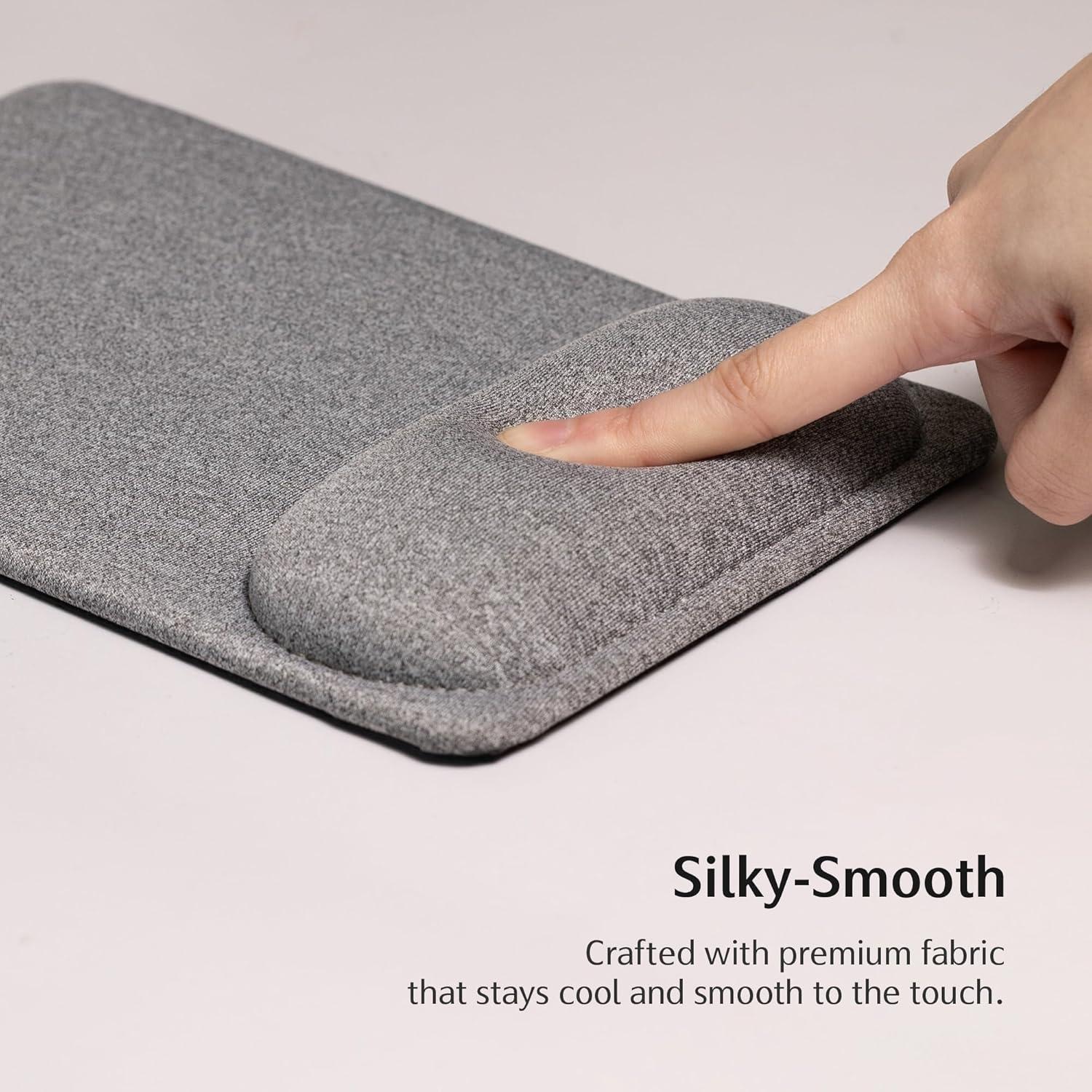 Alfombrilla de Ratón Ergonómica SenseAGE Gris 26.9x18.5 cm