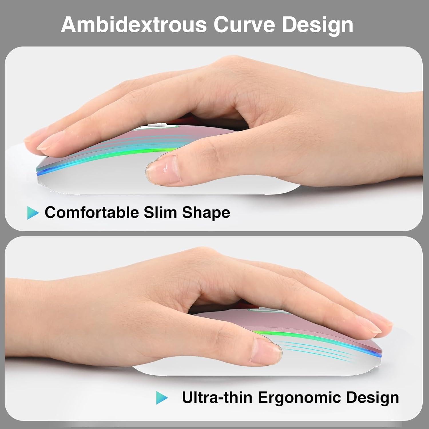 Ratón Inalámbrico Bluetooth Cimetech M01 Recargable Ergonómico
