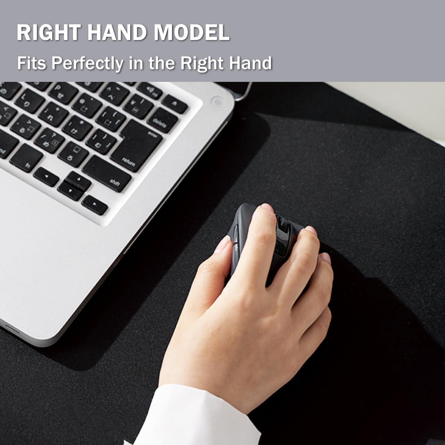 Ratón Inalámbrico Bluetooth ELECOM M-XGS30BBSKBK Ergonómico 2000DPI