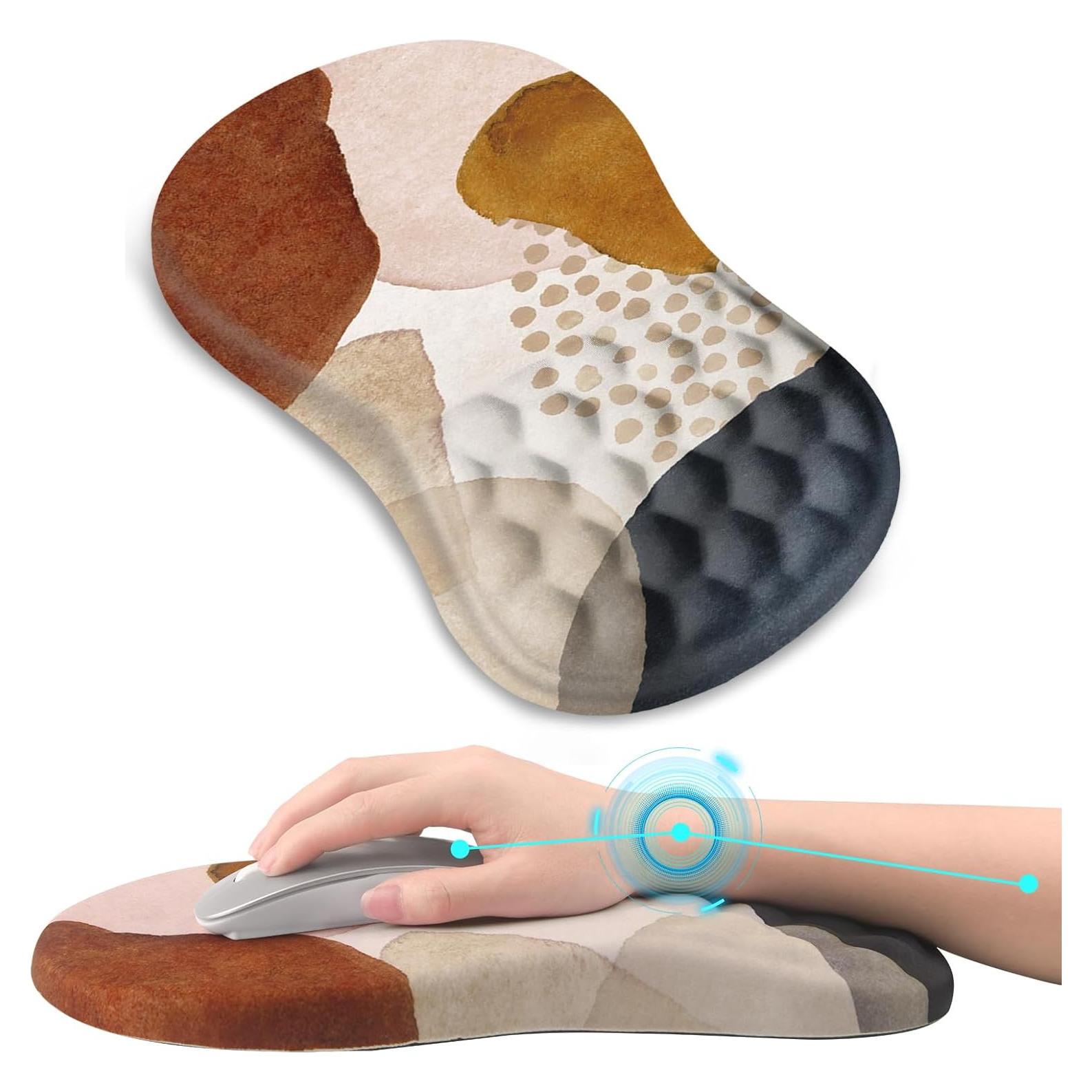 Mousepad AIMSA con Reposamuñecas Ergonómico y Masaje 30.99x20.32cm