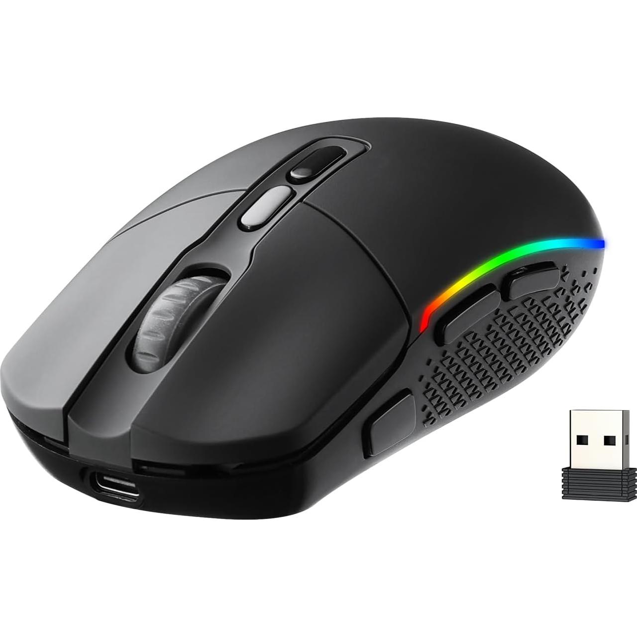 Ratón Óptico Inalámbrico Redragon M719 Pro Rosa 10,000 DPI