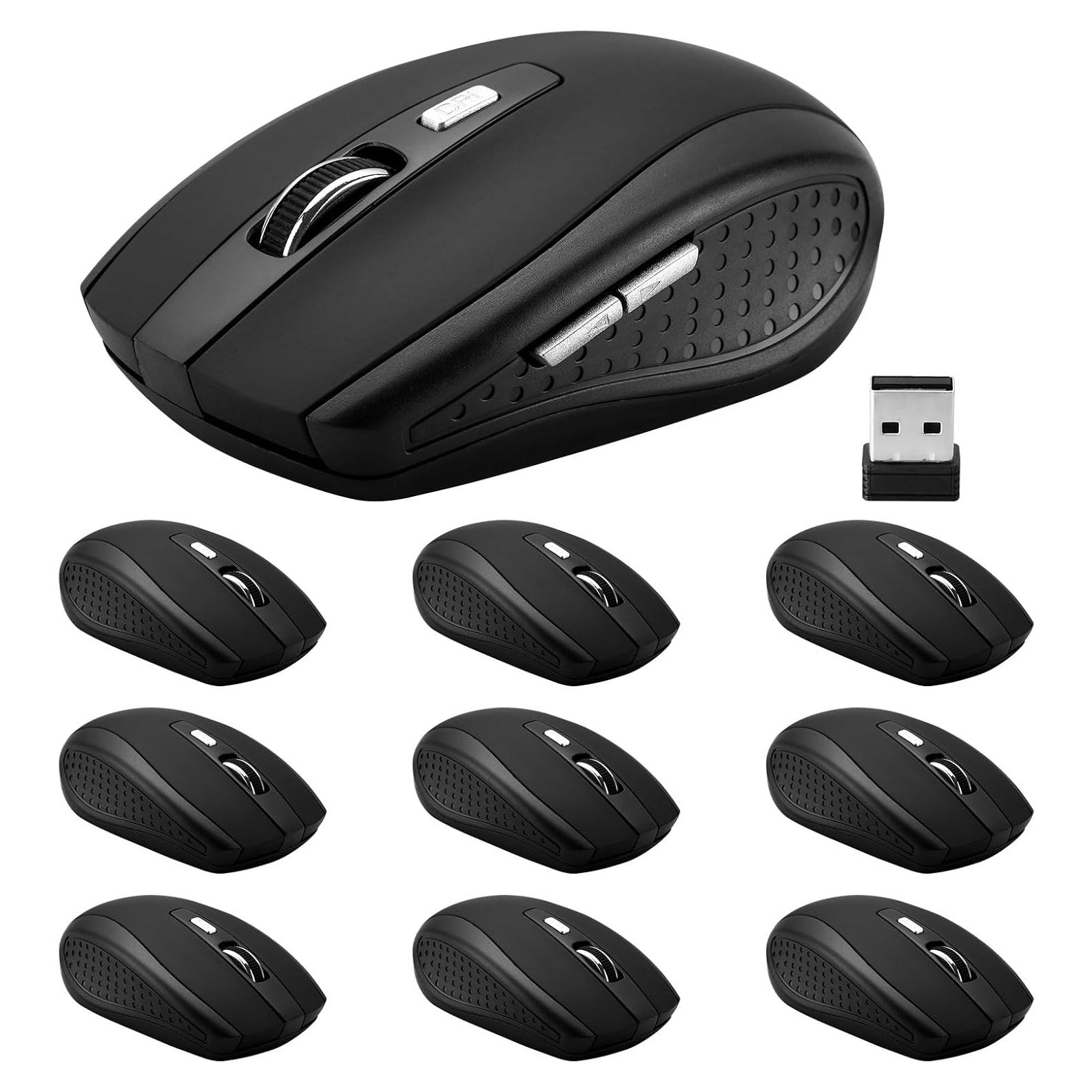 Ratón Inalámbrico 2.4GHz Guiheng - 6 Botones - Paquete de 10