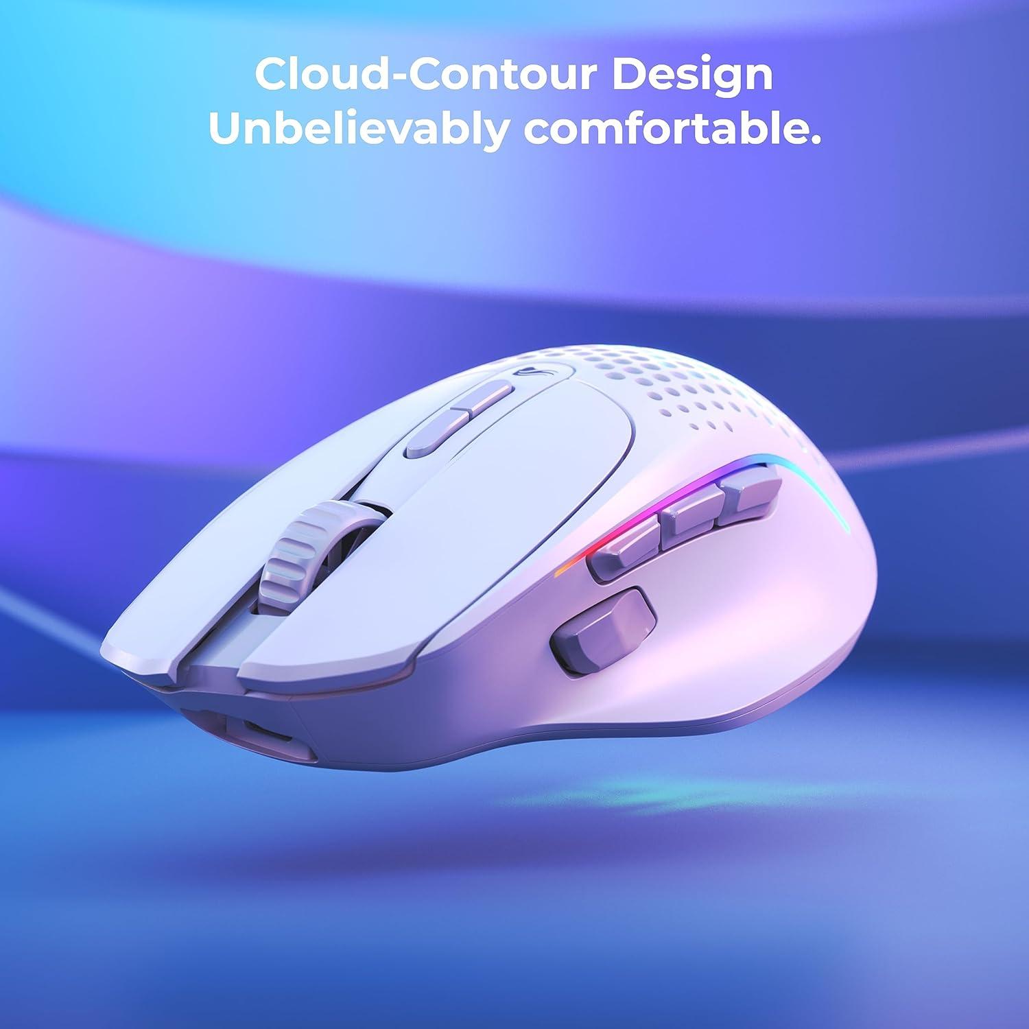 Glorious Model I 2 Wireless - MMO Gaming Mouse (White), 9 Programmable Side Buttons, 16 Configurations with Layer Shift, Superlight 75g, 2 Swappable Magnetic Buttons (RENEWED)