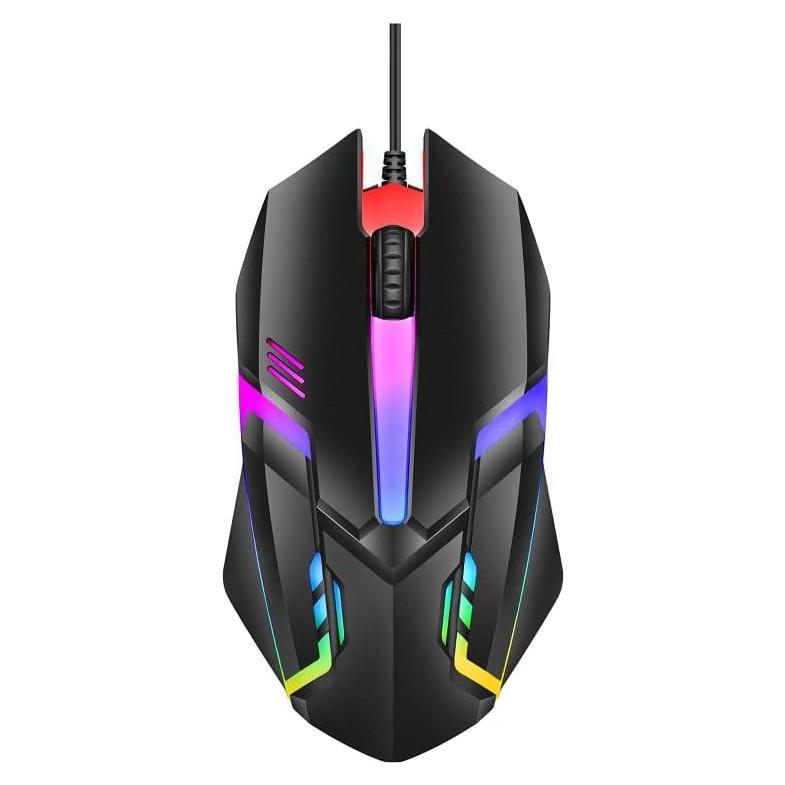 Ratón para Juegos VOLTTA Ergonómico RGB USB Negro 81.9g