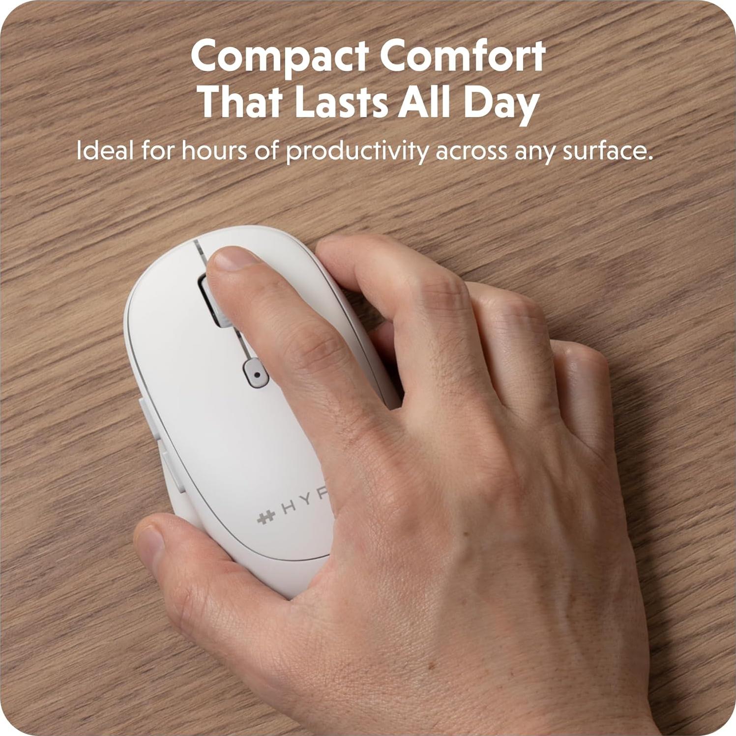 Ratón Inalámbrico HyperSpace Bluetooth 5.0 Ergonómico 142g