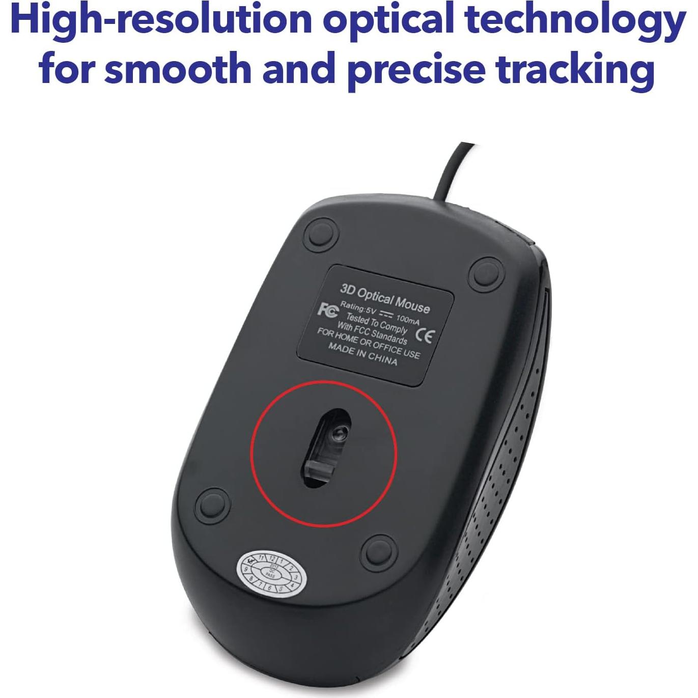 Ratón Óptico USB Verbatim 98106 Negro Brillante Ergonómico