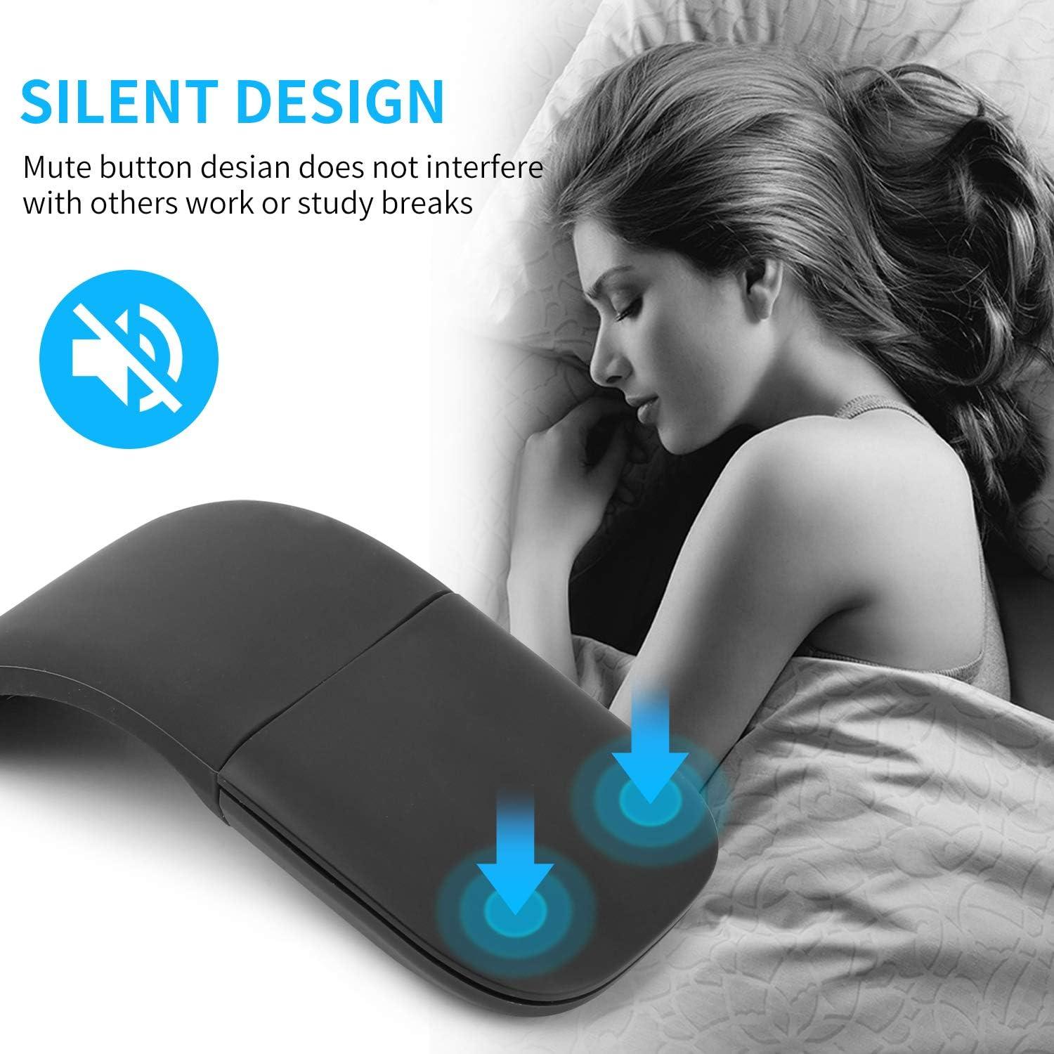 Ratón Inalámbrico Plegable Gong Fang Hua M53 Negro 2.4G USB