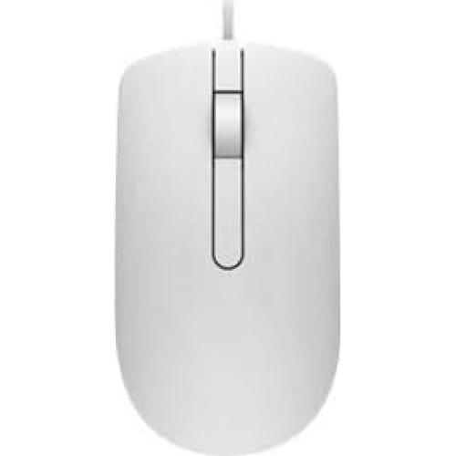 Ratón Óptico Dell MS116 Blanco USB con Seguimiento LED