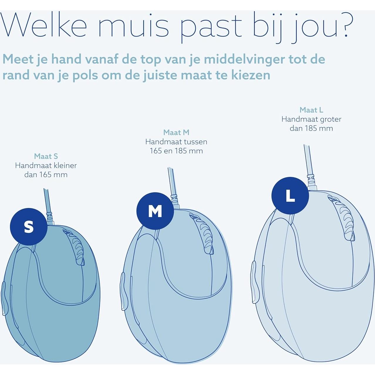 Ratón Ergonómico Vertical Inalámbrico R-Go Tools Negro