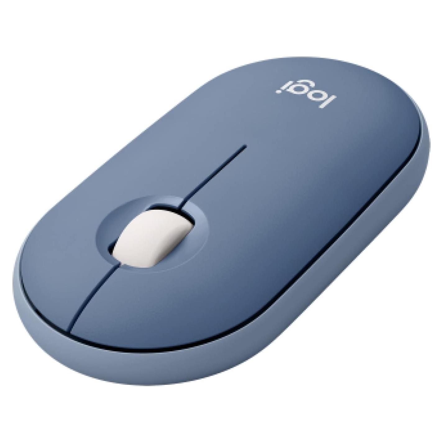 Ratón Inalámbrico Logitech Pebble M350 Silencioso Arándano