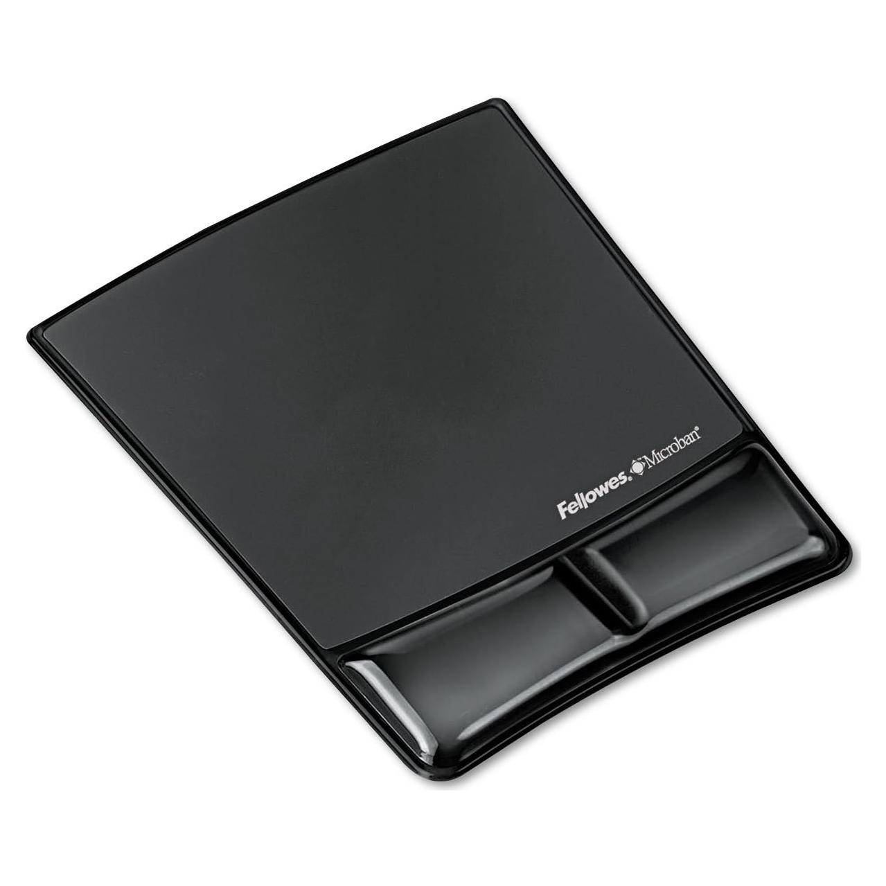 Soporte de Muñeca para Mouse de Gel Fellowes Microban Negro