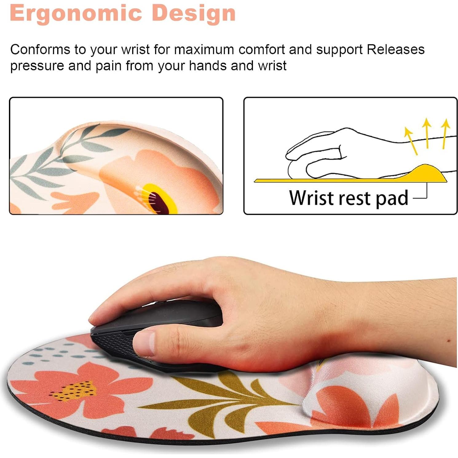 Almohadilla Ergonómica para Ratón ARTOSO con Soporte de Muñeca