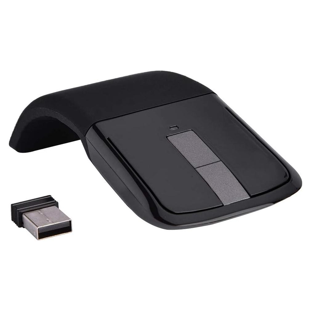 Ratón Táctil Plegable USB 2.4GHz Yunseity Ergonómico Negro